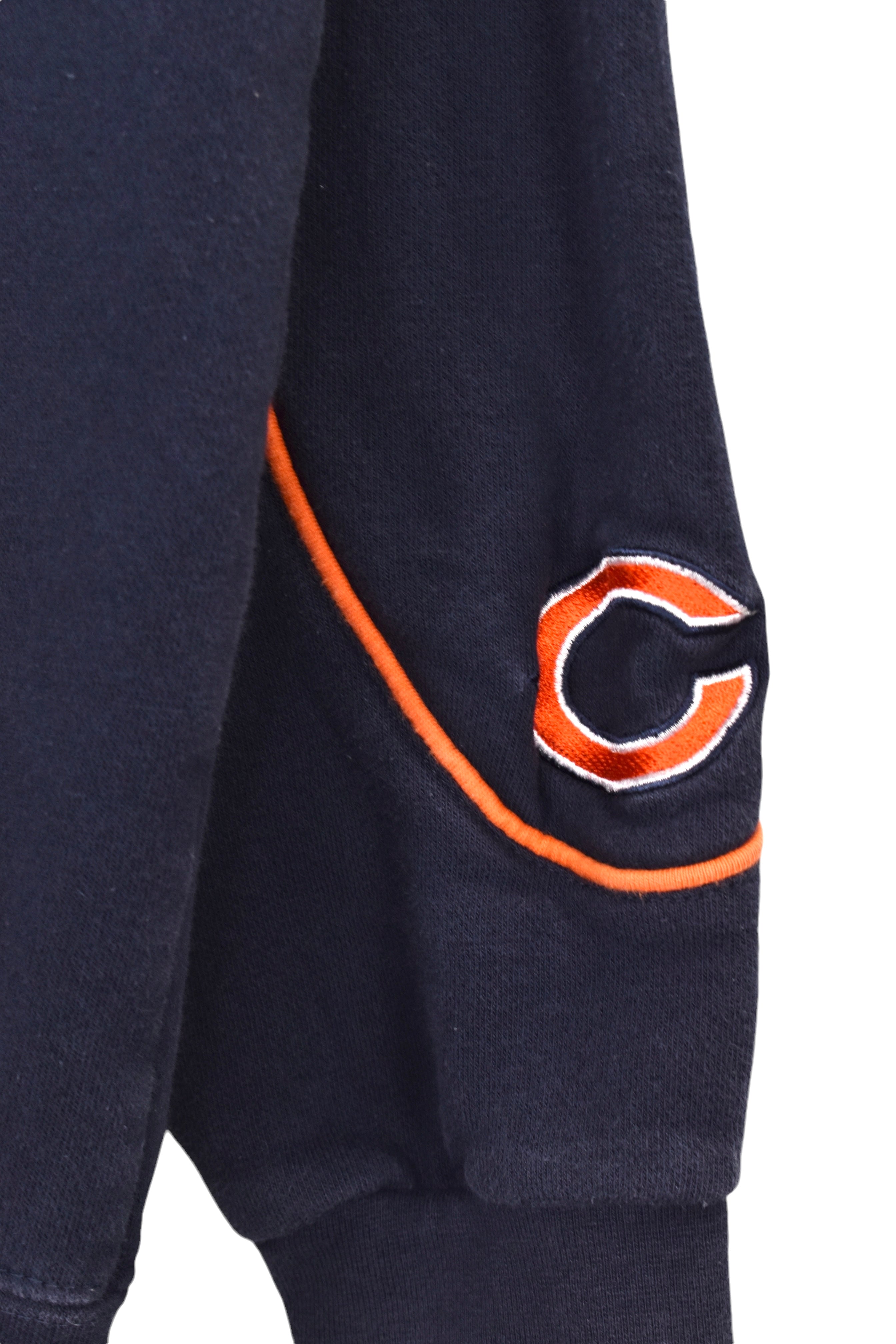 Vintage Chicago Bears hoodie (M), navy NFL embroidered sweatshirt