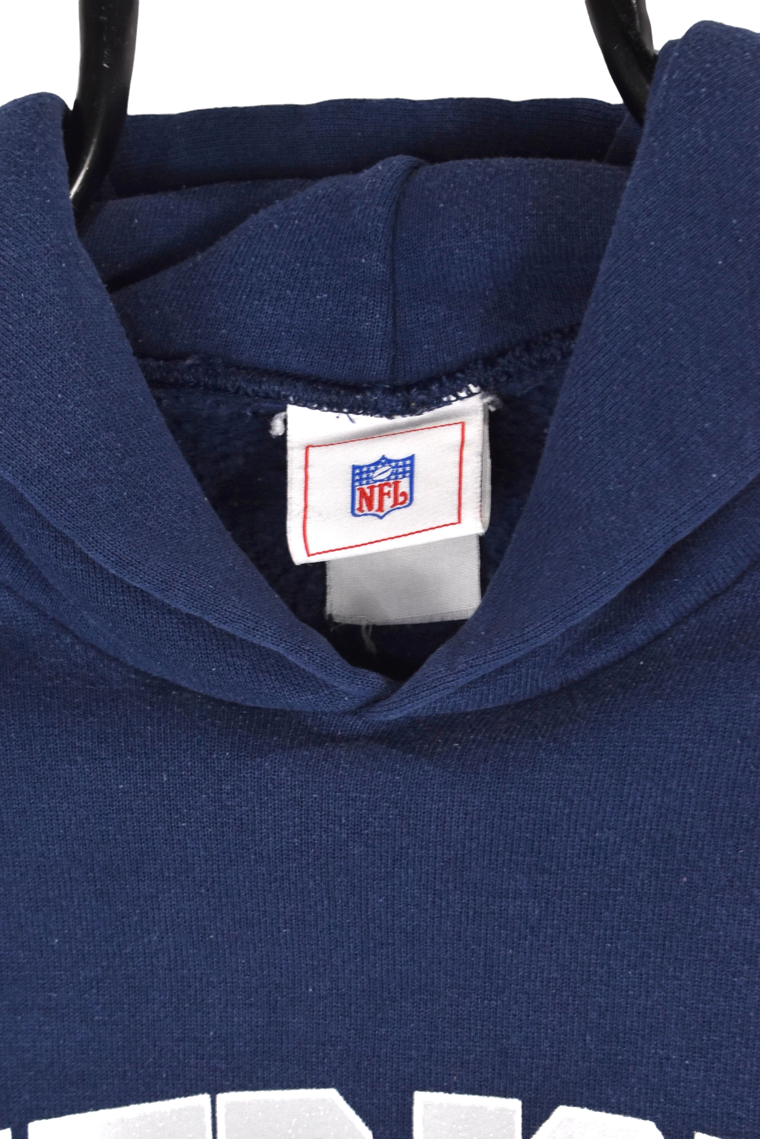 Vintage New England Patriots hoodie (XL), navy NFL graphic hoodie