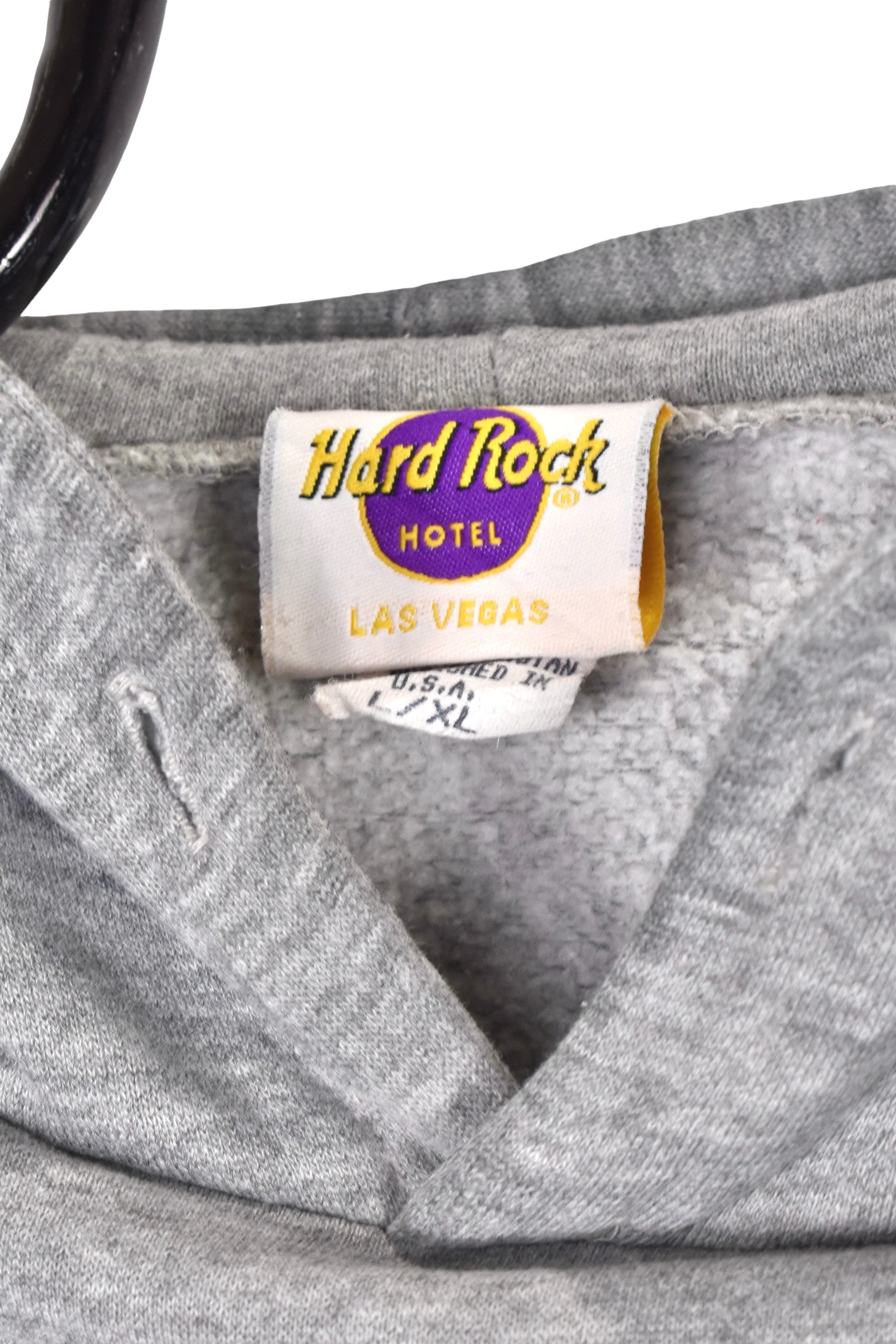 Vintage Hard Rock Cafe hoodie (XL), grey embroidered sweatshirt