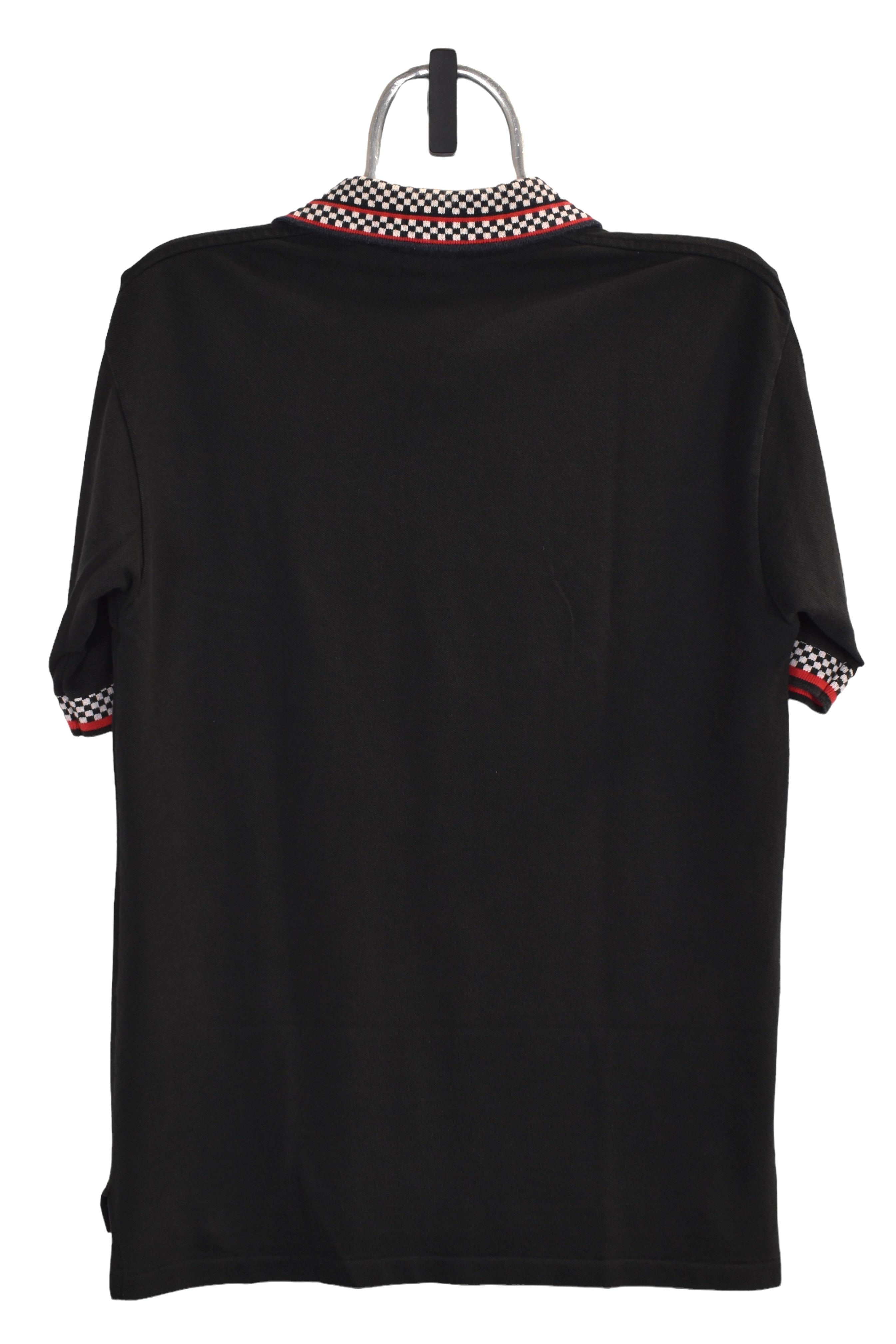 Vintage Harley Davidson polo shirt (M), black embroidered top