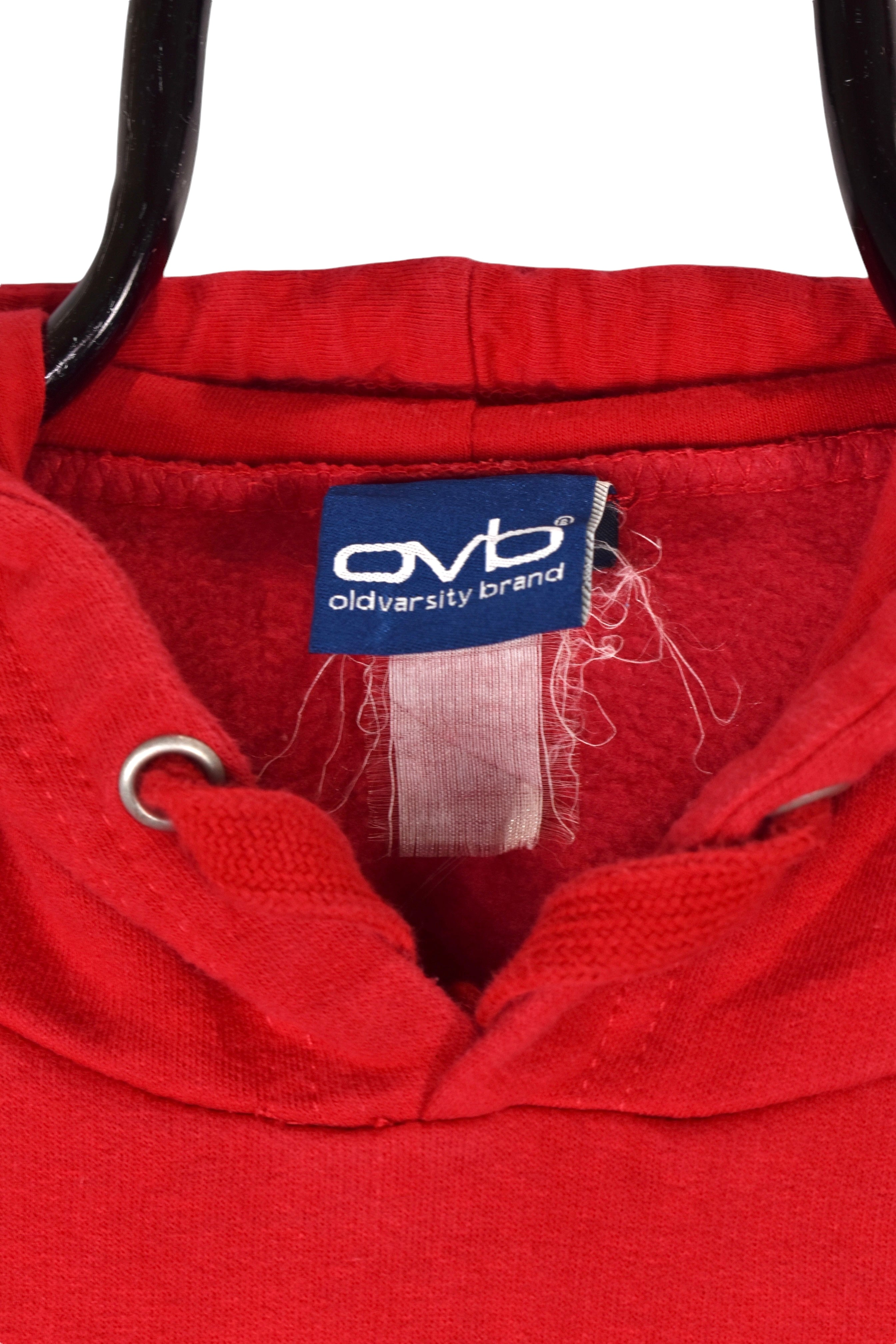 Vintage Ohio State University hoodie (XL), red embroidered sweatshirt