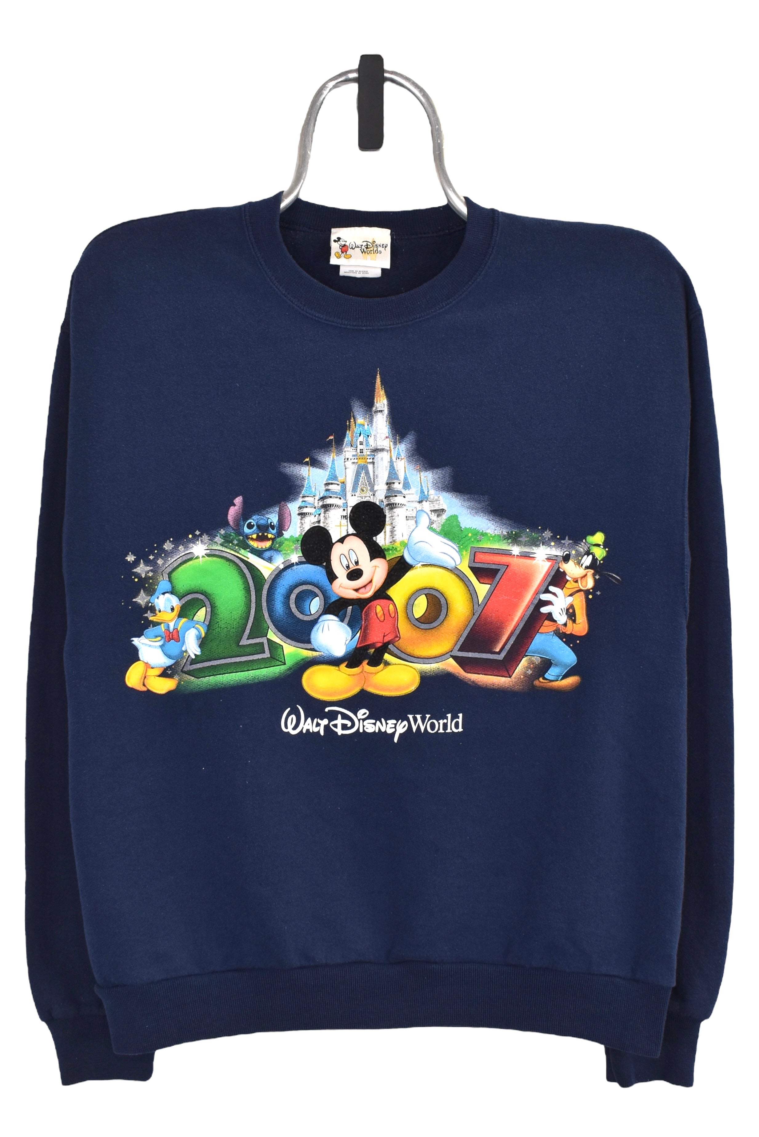 Vintage Disney World sweatshirt (S), navy Mickey Mouse graphic crewneck