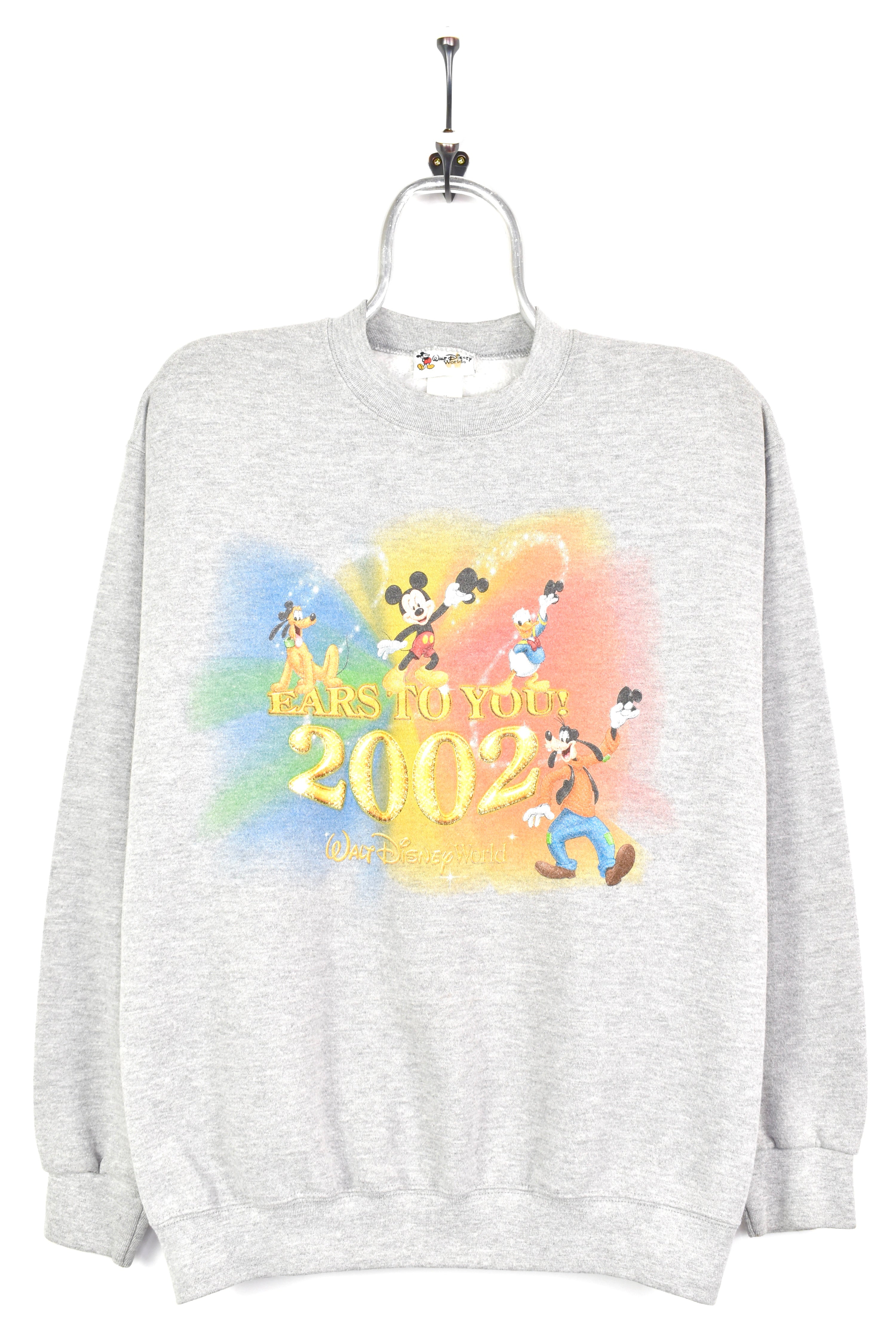 VINTAGE 2002 DISNEY GREY SWEATSHIRT | MEDIUM DISNEY / CARTOON