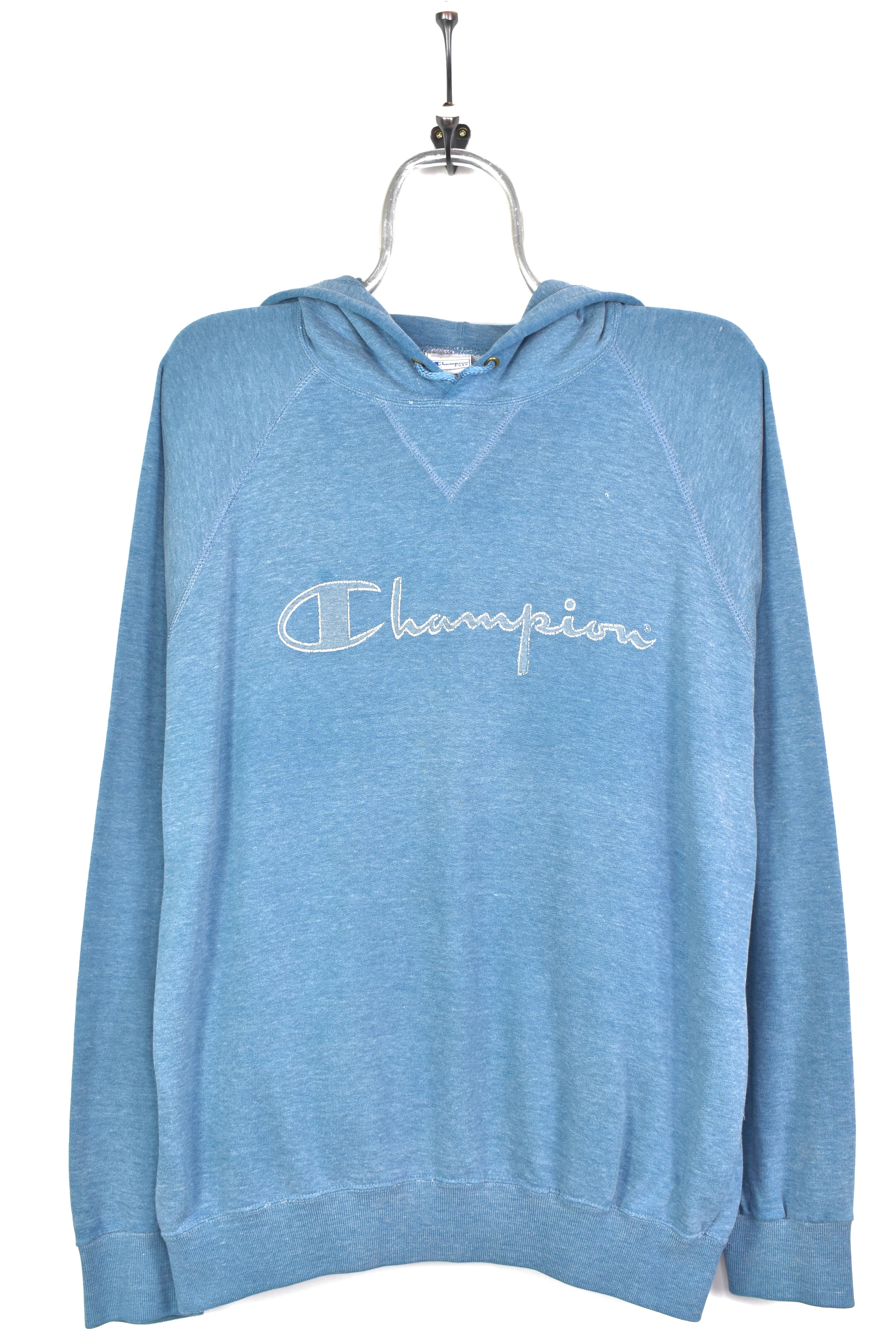 VINTAGE CHAMPION BLUE HOODIE | LARGE CHAMPION