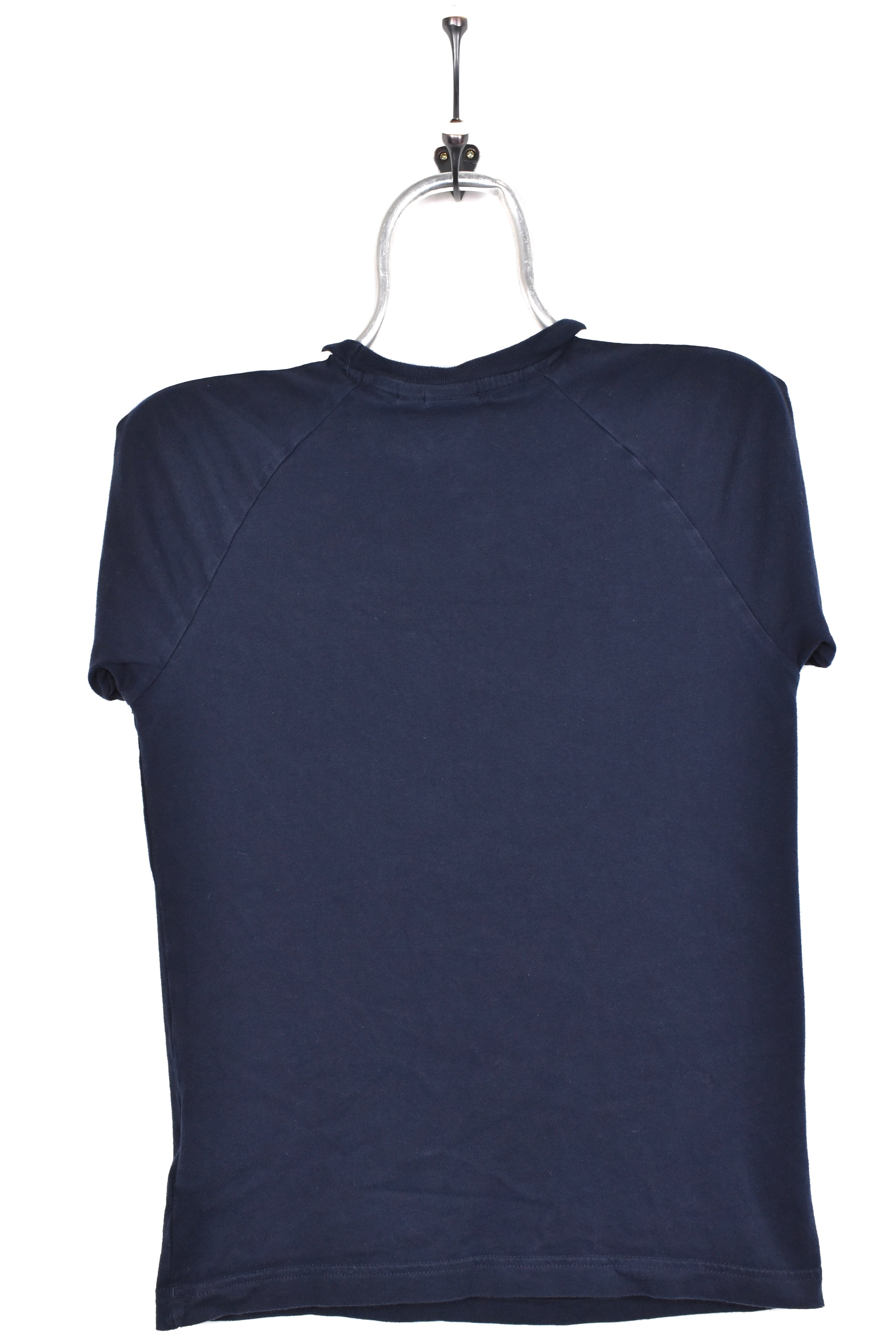 Women's modern Adidas shirt, blue graphic tee - AU XS ADIDAS
