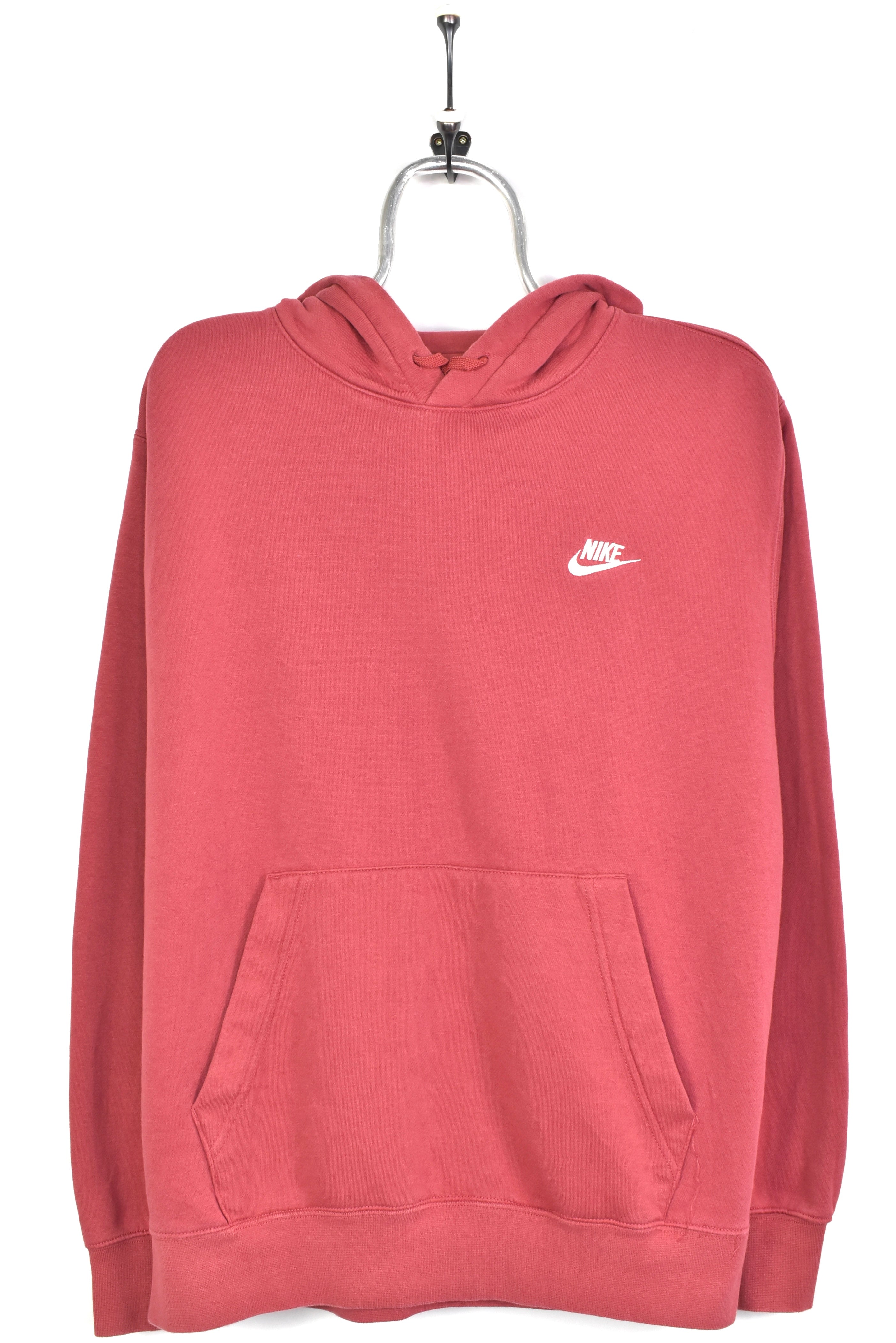 Vintage Nike embroidered burgundy hoodie | XL NIKE