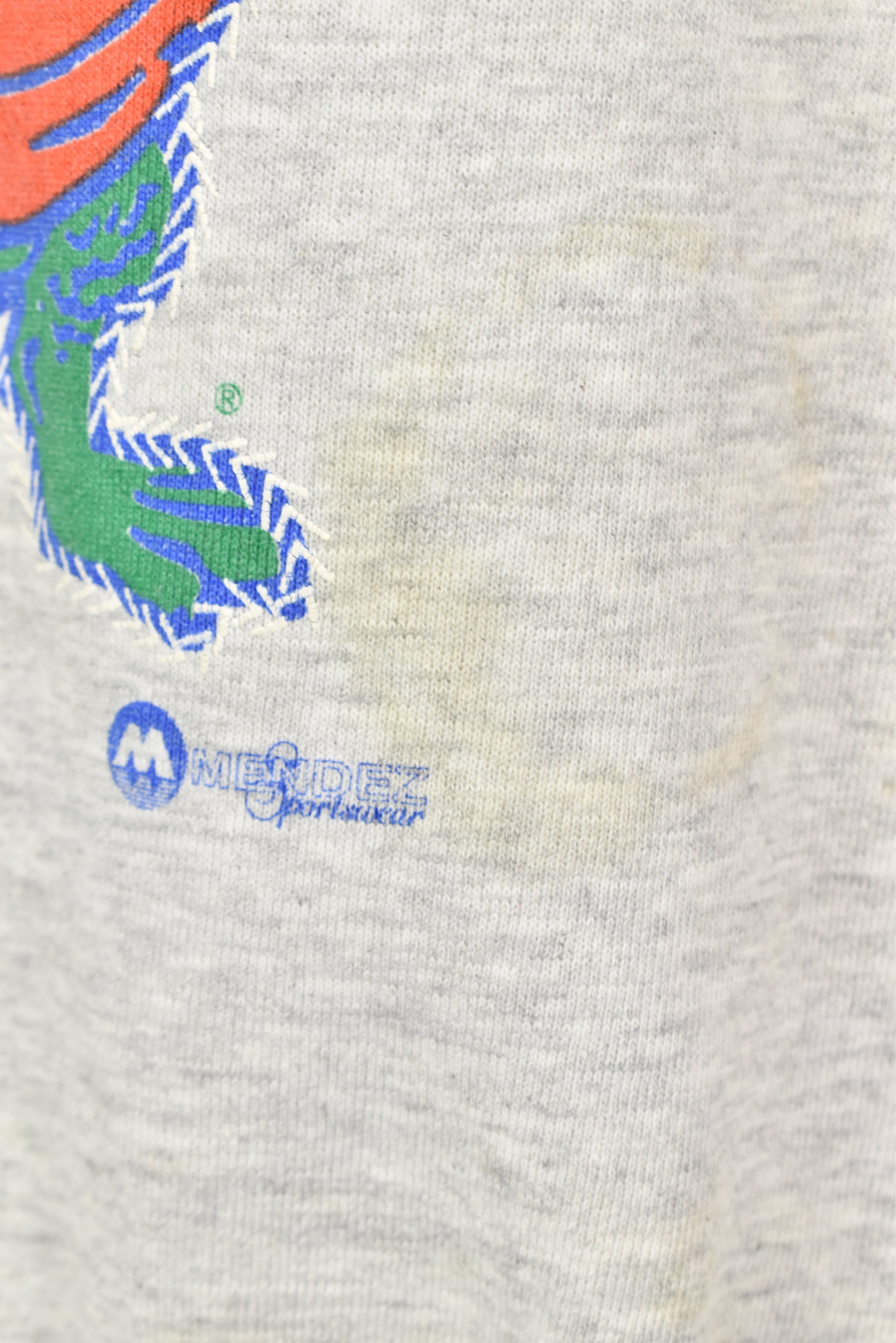 VINTAGE FLORIDA UNIVERSITY GREY SWEATSHIRT | LARGE COLLEGE