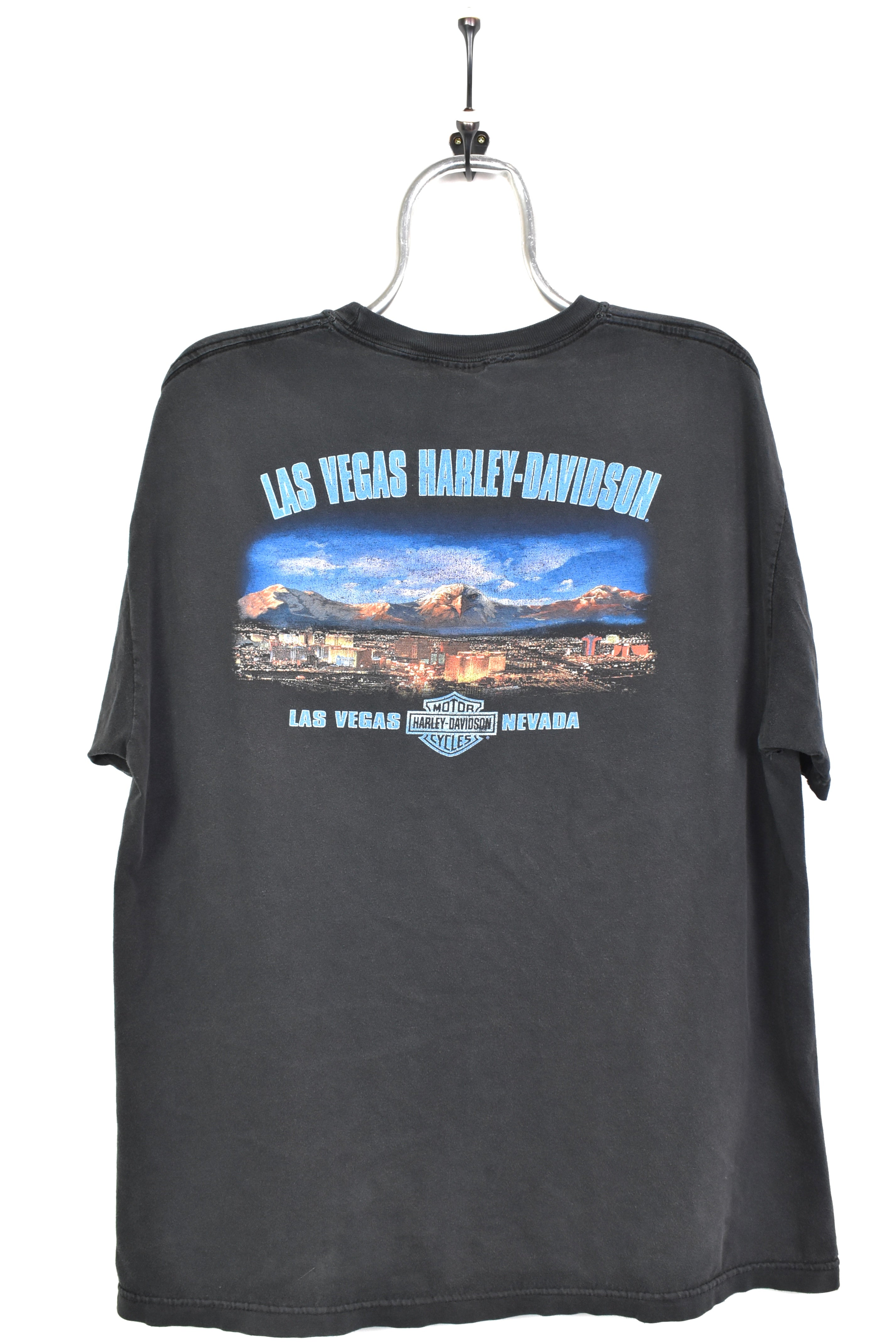 Vintage Harley Davidson shirt, 2002 black graphic tee - AU L HARLEY DAVIDSON