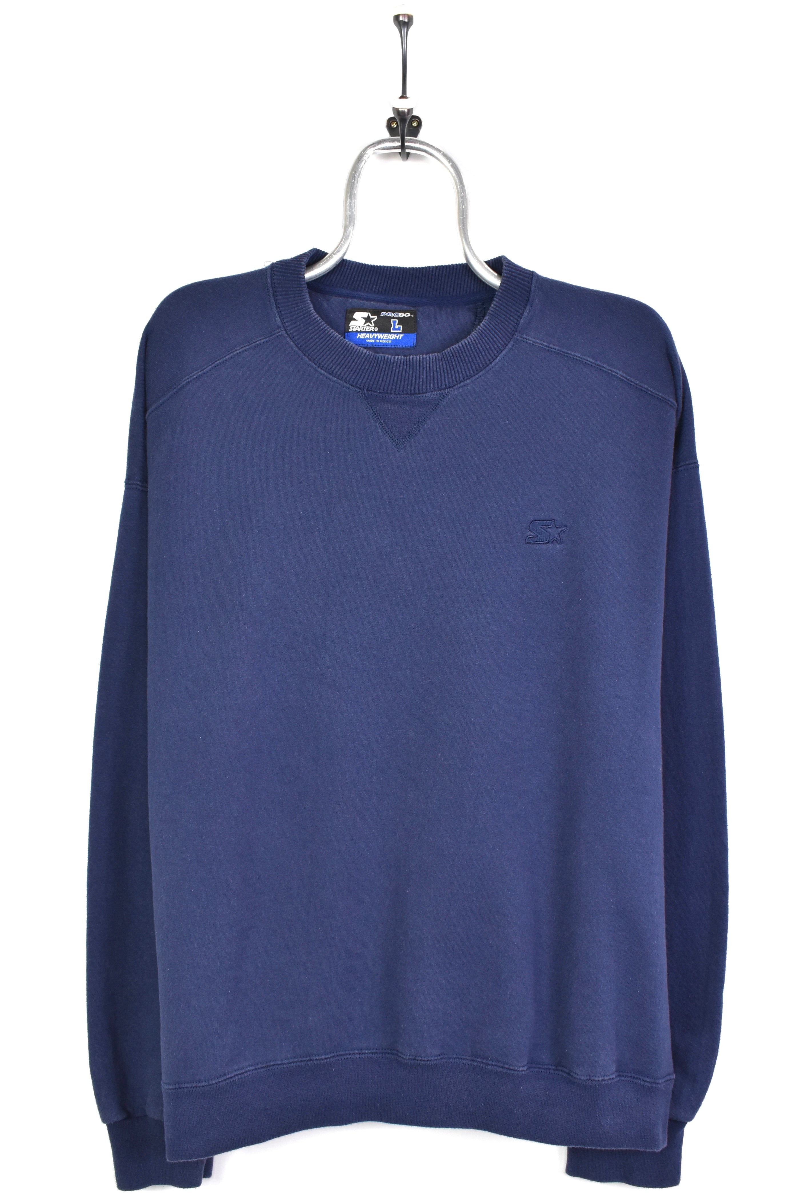 Vintage Starter embroidered navy sweatshirt | XL STARTER