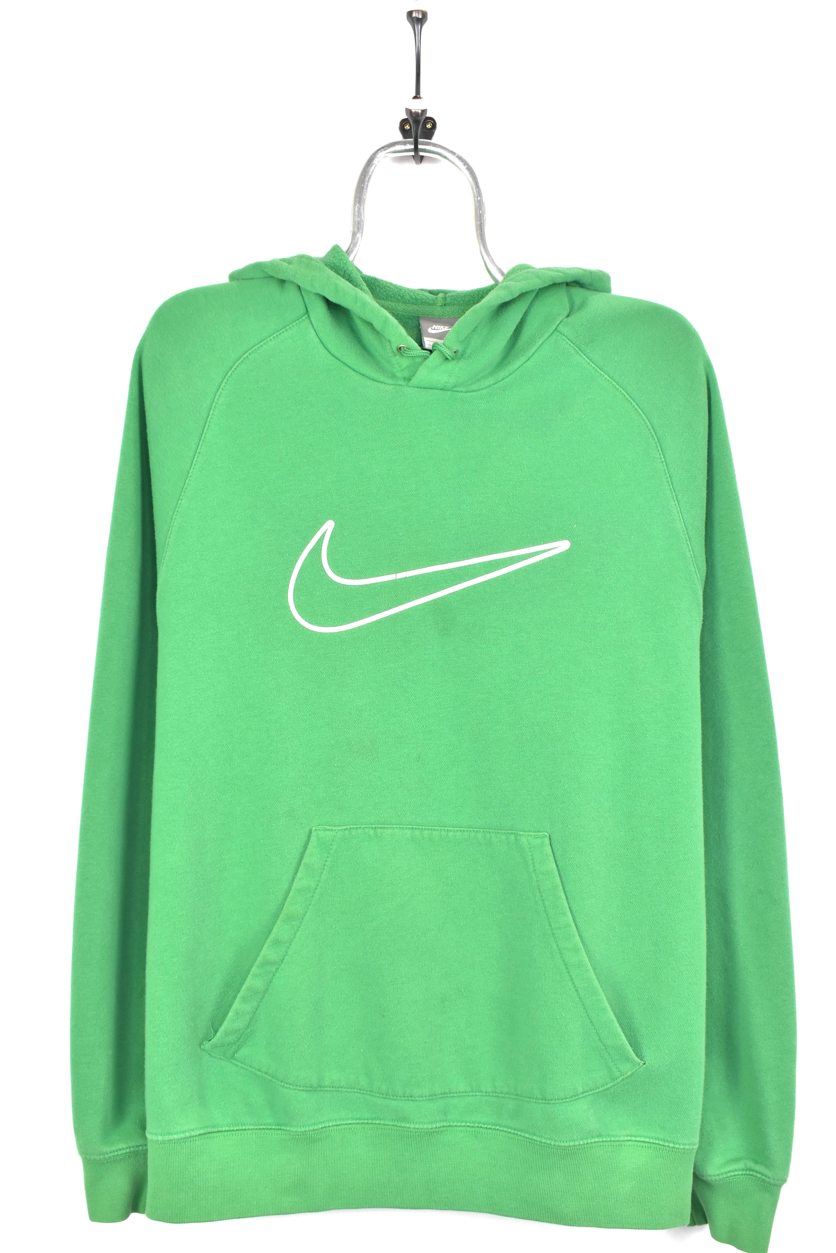VINTAGE NIKE GREEN HOODIE | LARGE NIKE