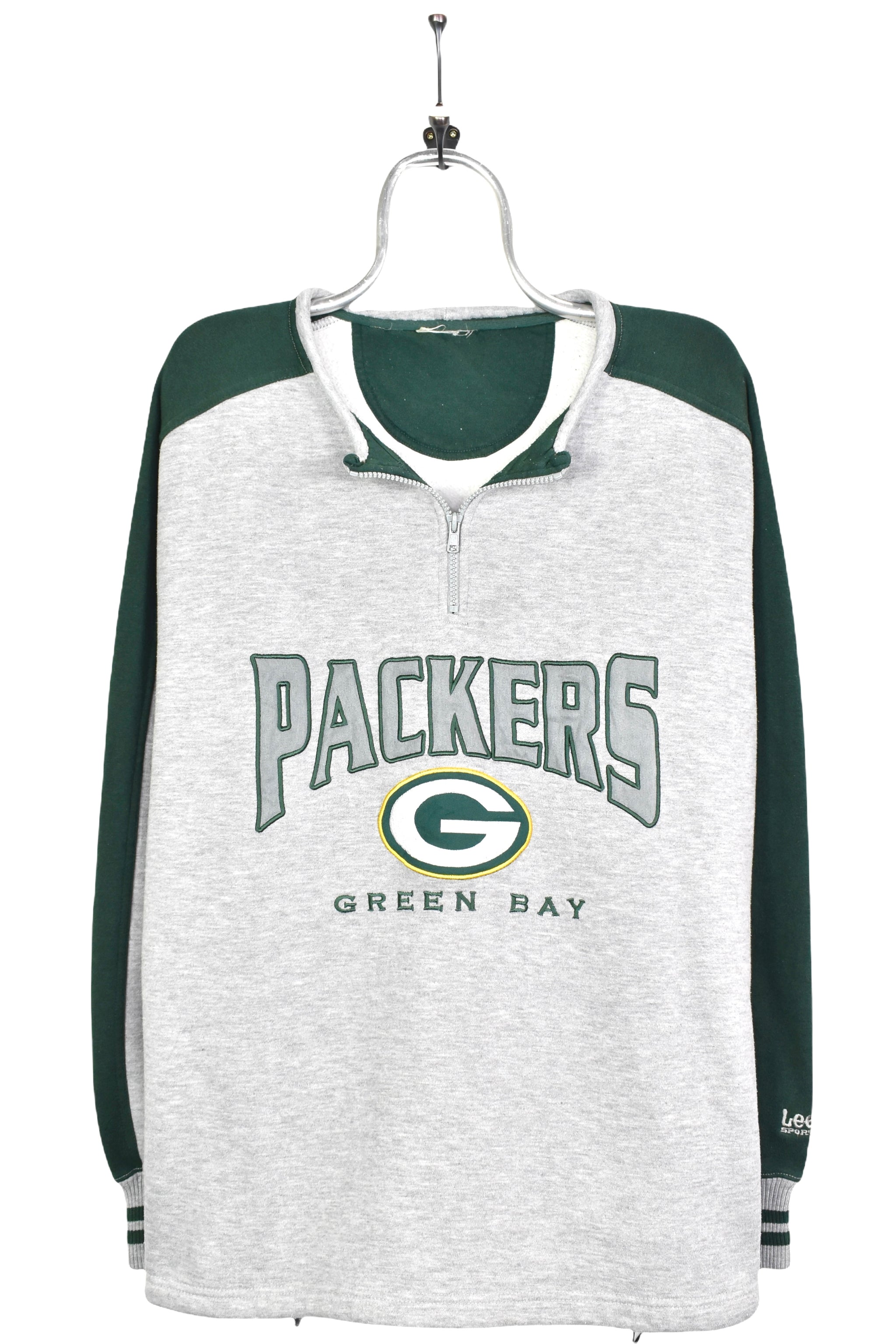 Green Bay Packers Throwback 1/4 Zip Pullover at the Packers Pro Shop