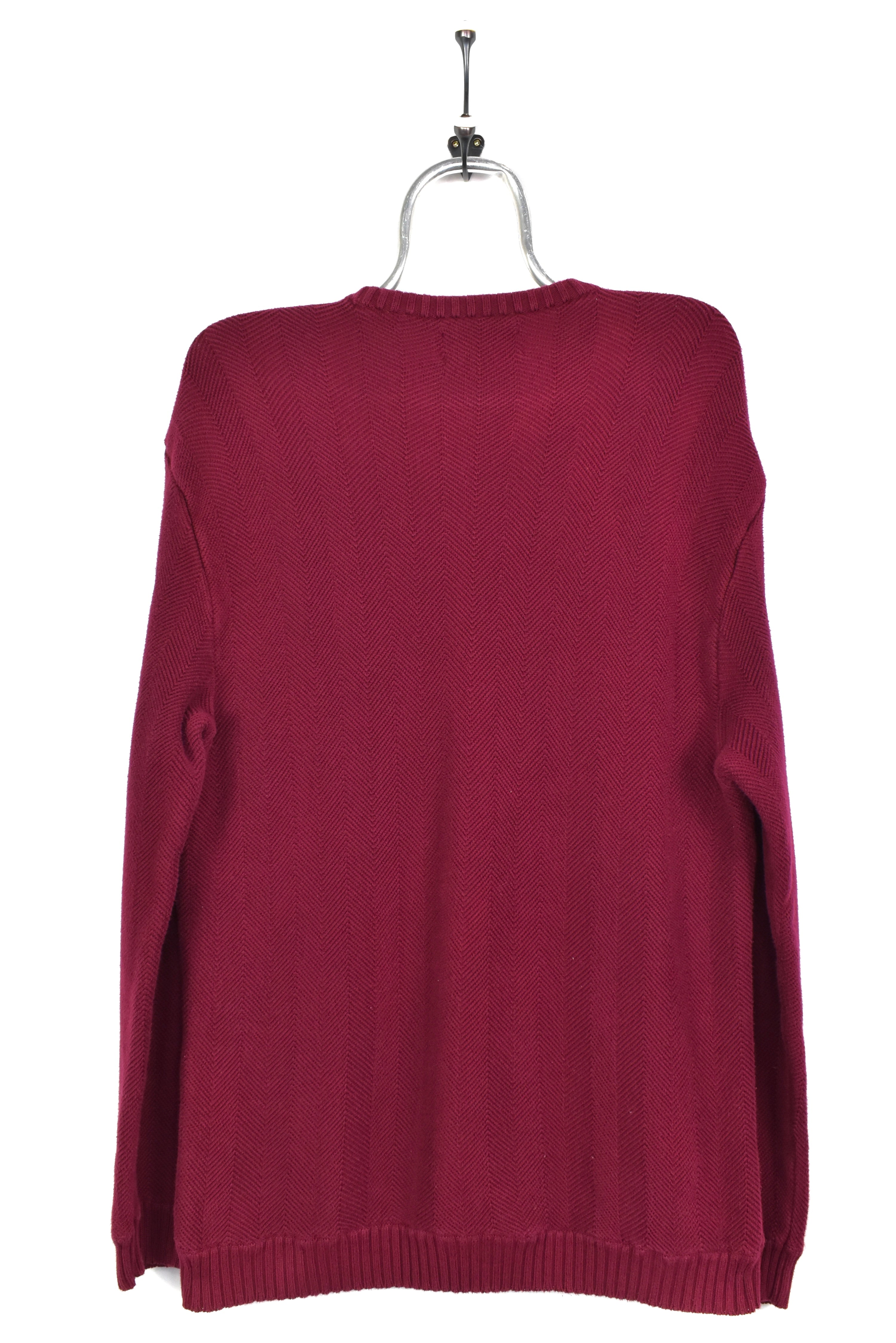 VINTAGE RALPH LAUREN EMBROIDERED KNIT SWEATSHIRT | LARGE RALPH LAUREN