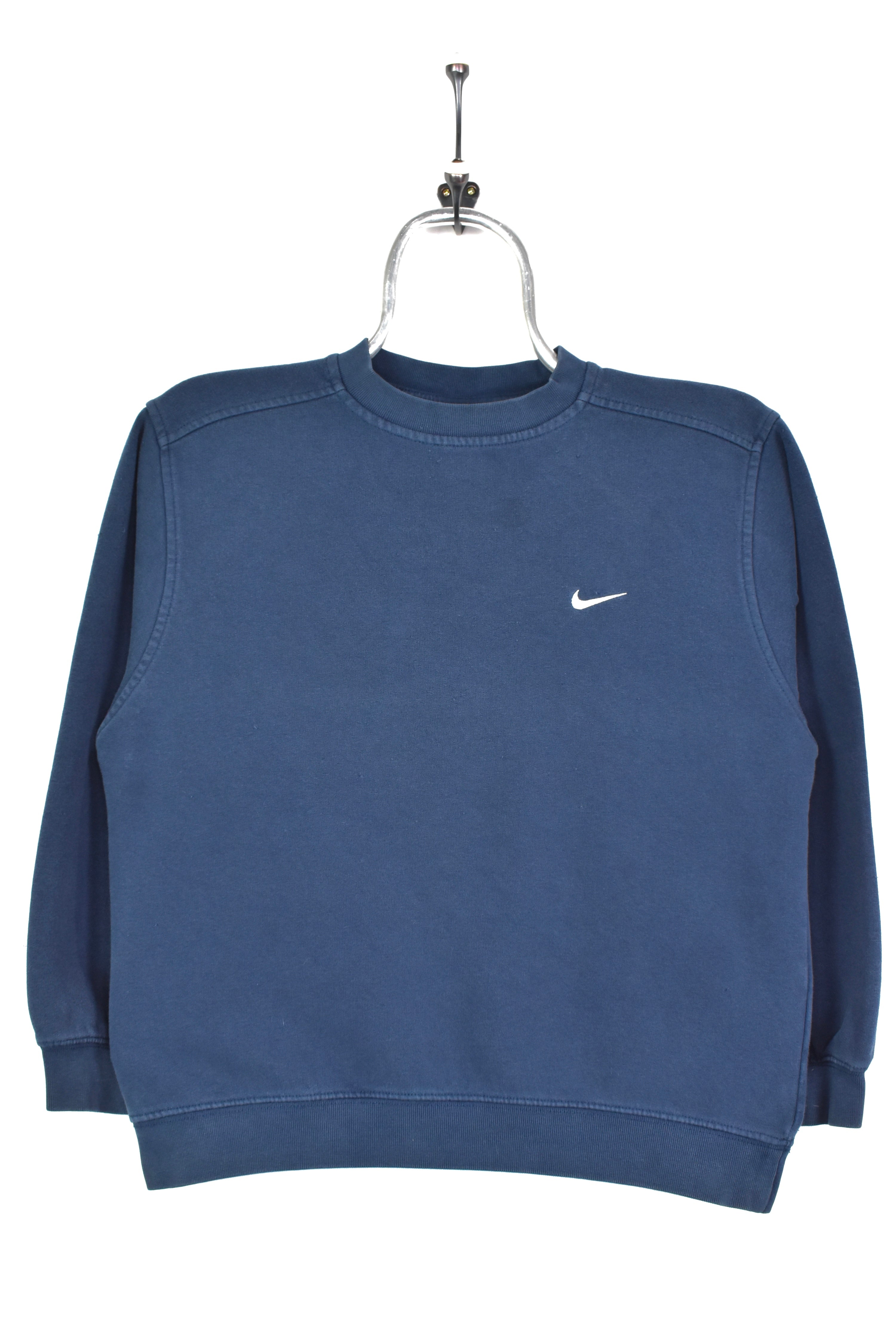 VINTAGE WOMEN'S NIKE EMBROIDERED NAVY SWEATSHIRT | SMALL NIKE