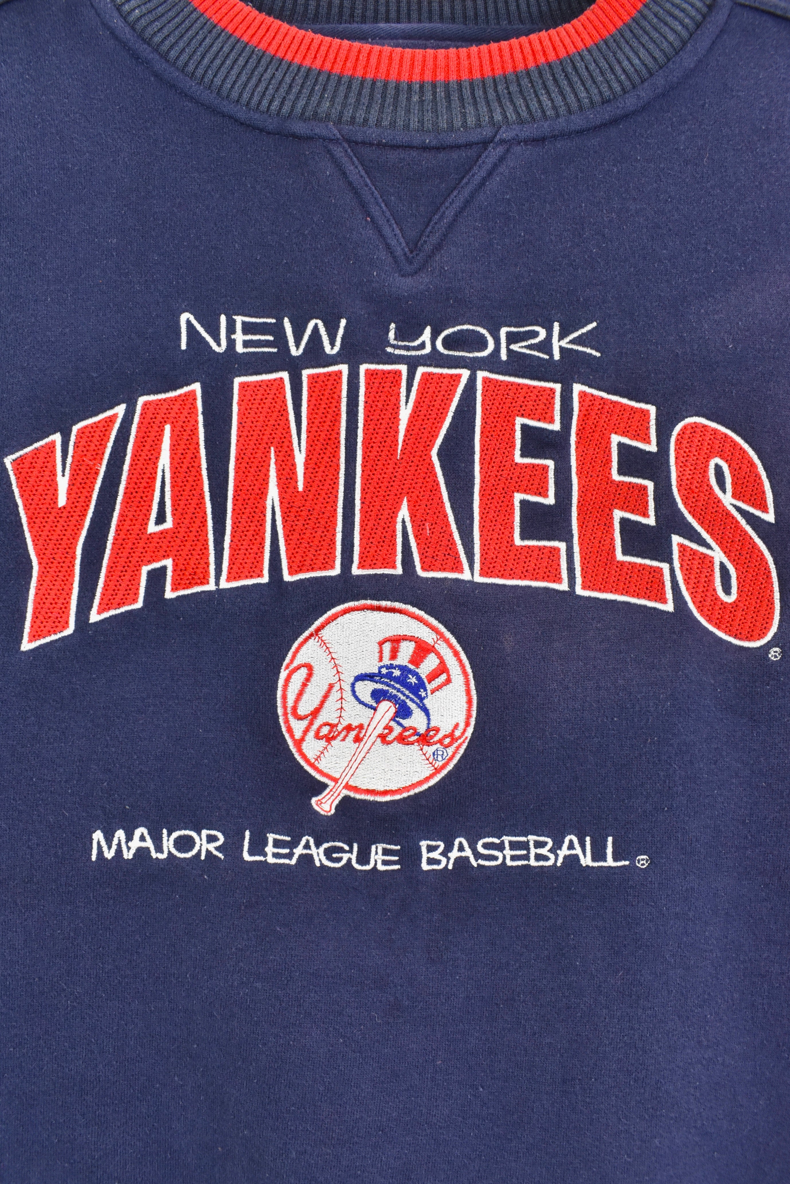 Vintage MLB New York Yankees embroidered navy sweatshirt | XL PRO SPORT