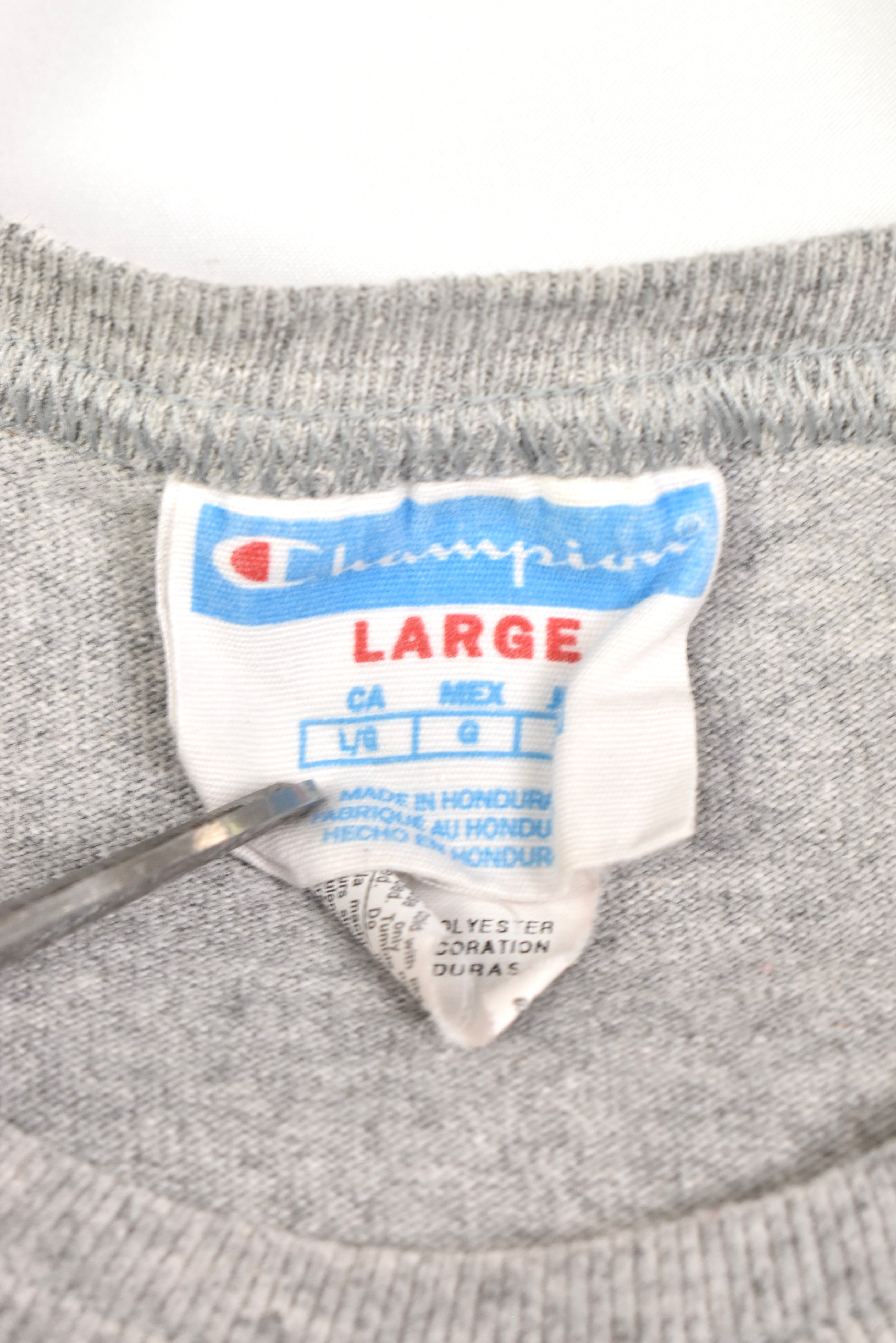 Modern Champion shirt, short sleeve graphic tee - medium, grey CHAMPION