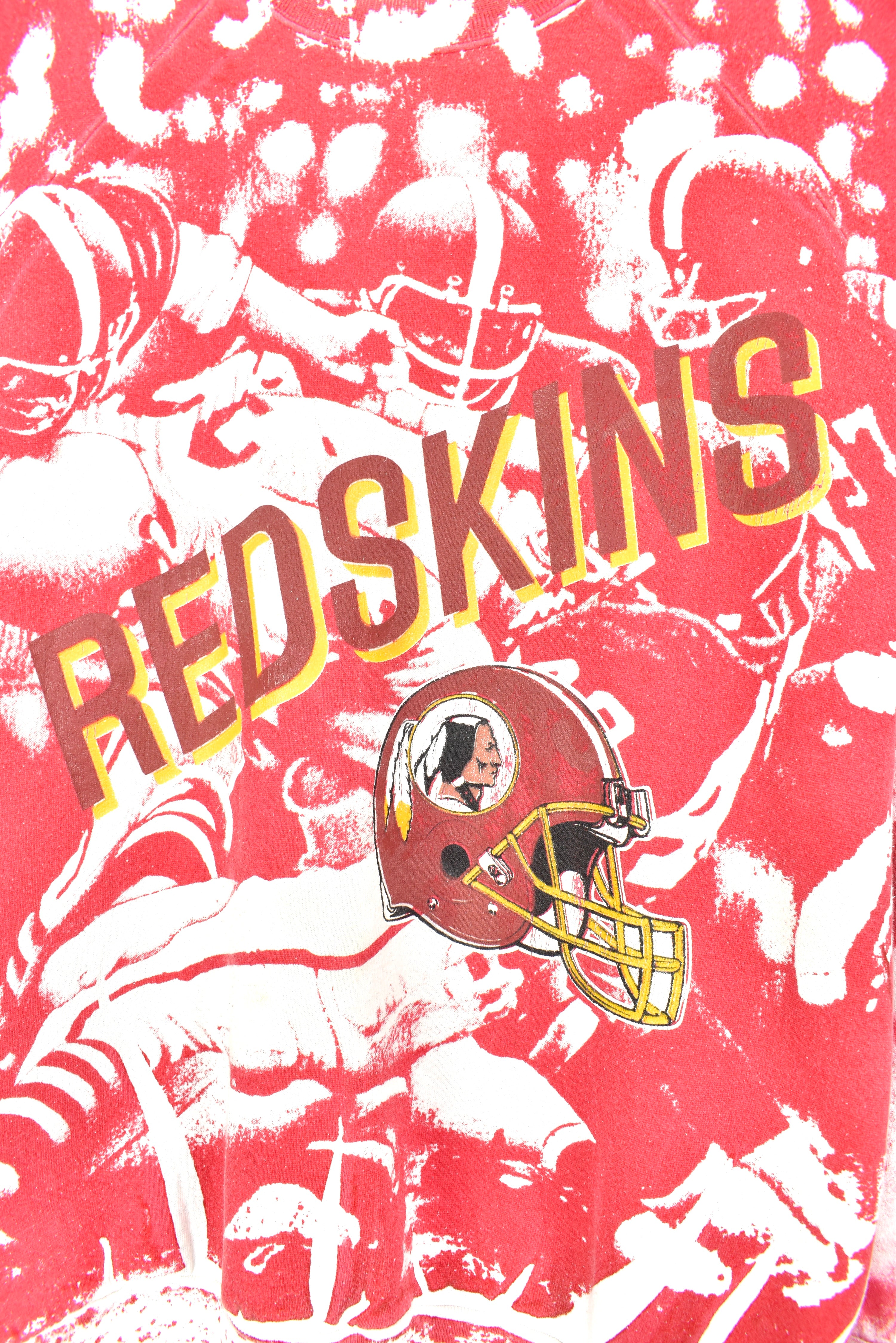 VINTAGE NFL WASHINGTON REDSKINS RED SWEATSHIRT | LARGE PRO SPORT