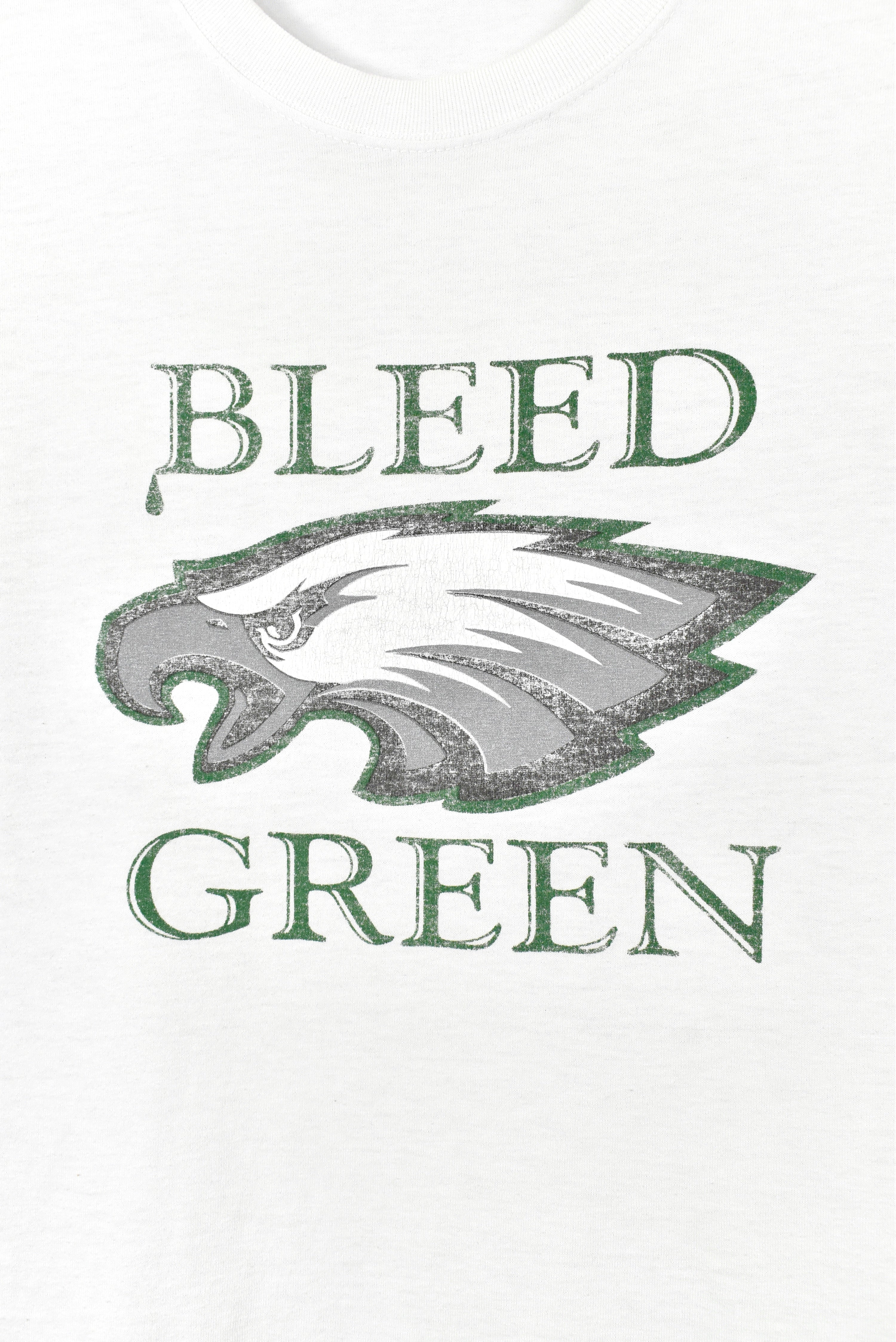 VINTAGE NFL PHILADELPHIA EAGLES WHITE T-SHIRT | XL PRO SPORT