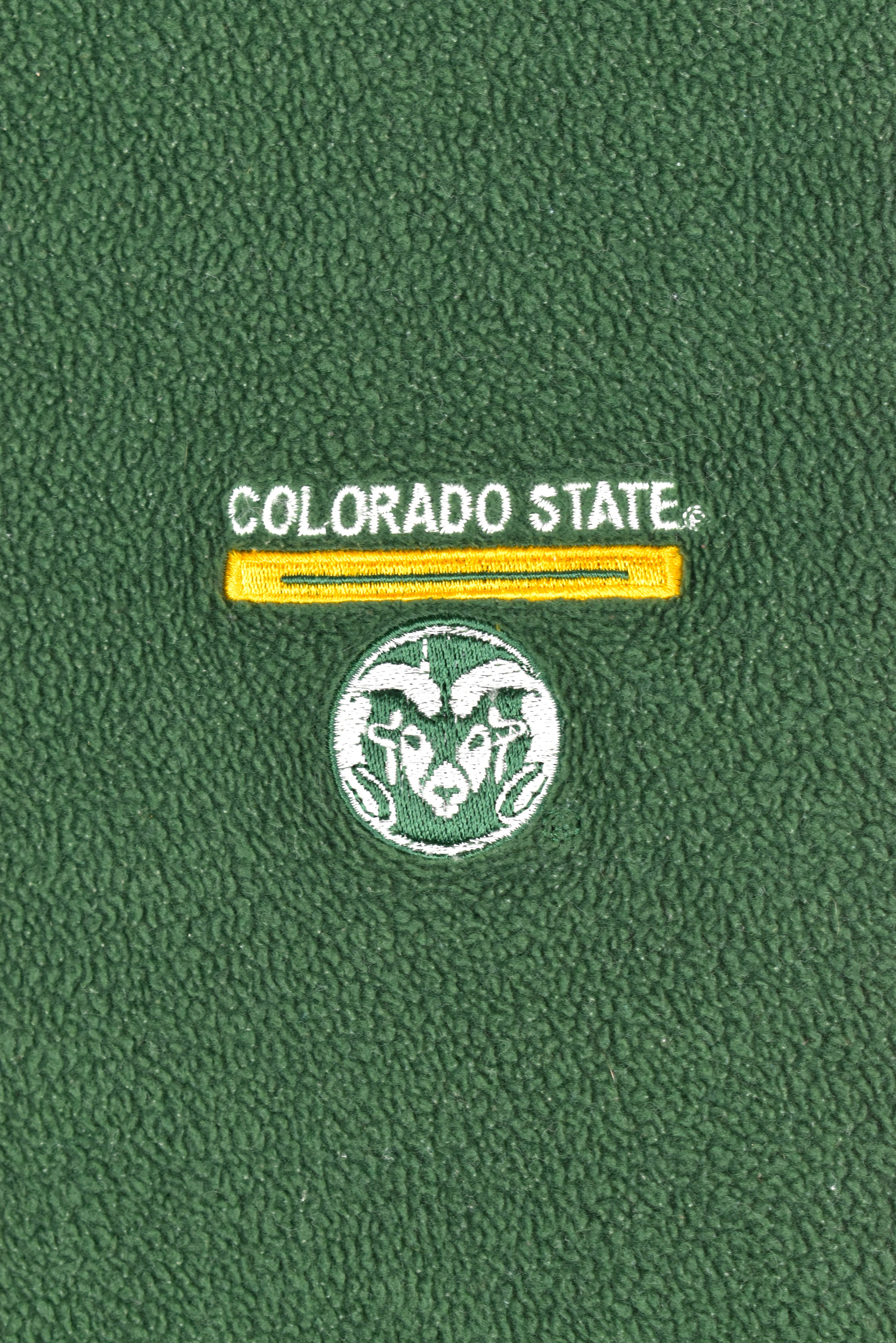 VINTAGE COLORADO STATE EMBROIDERED FLEECE SWEATSHIRT | LARGE COLLEGE