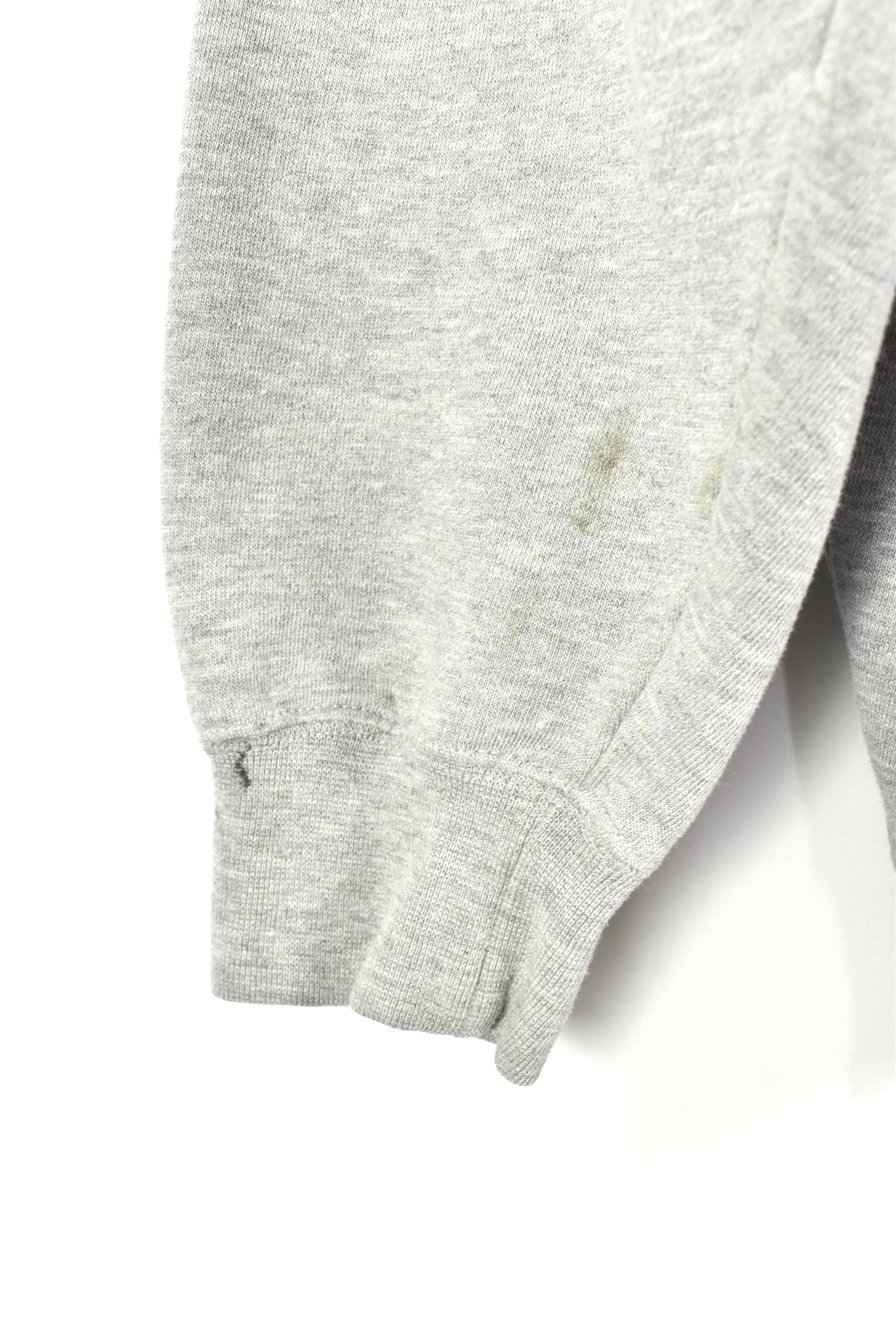 VINTAGE NHL BUFFALO SABRES EMBROIDERED GREY SWEATSHIRT | XL PRO SPORT