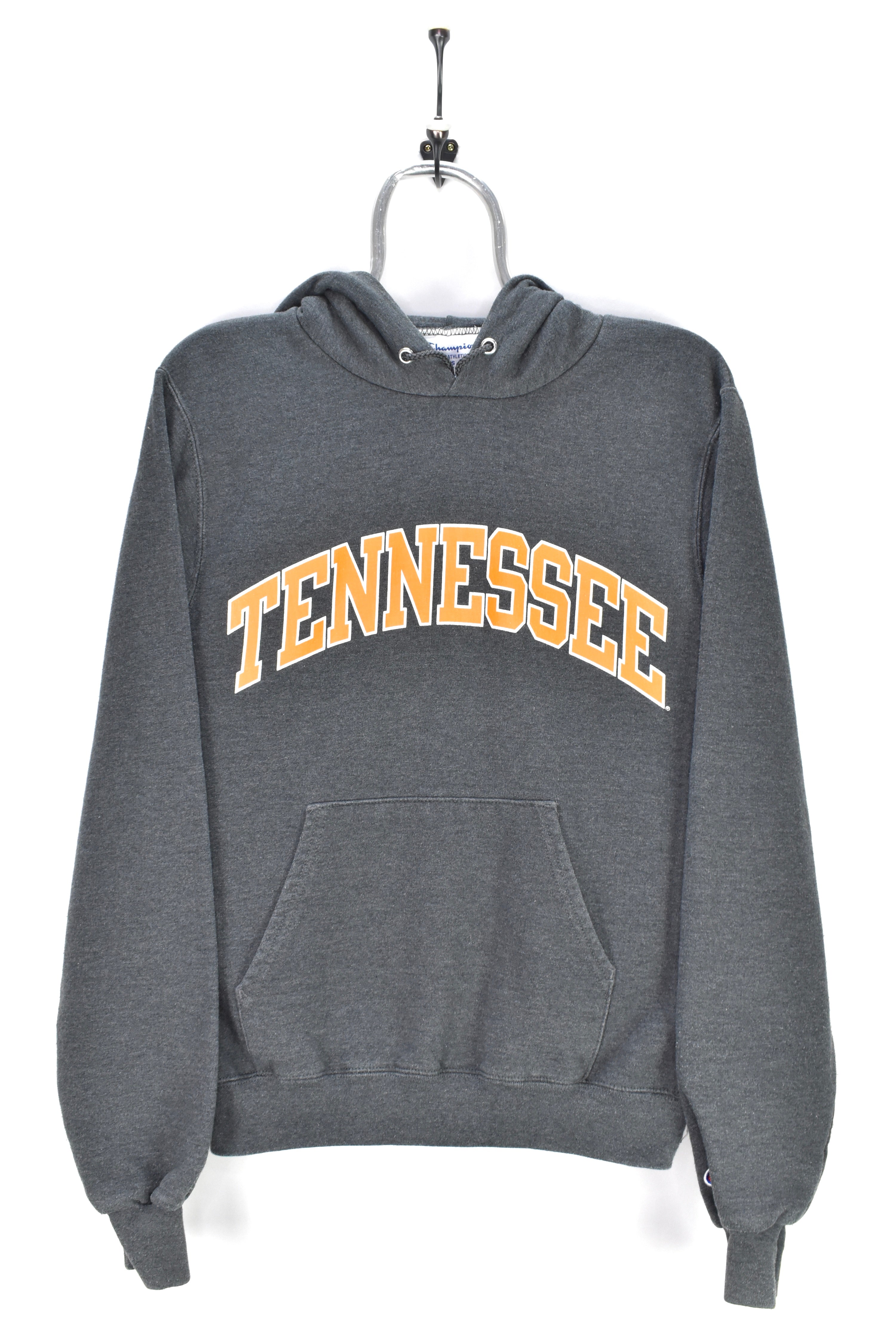 VINTAGE CHAMPION TENNESSEE UNIVERSITY GREY HOODIE | XS COLLEGE