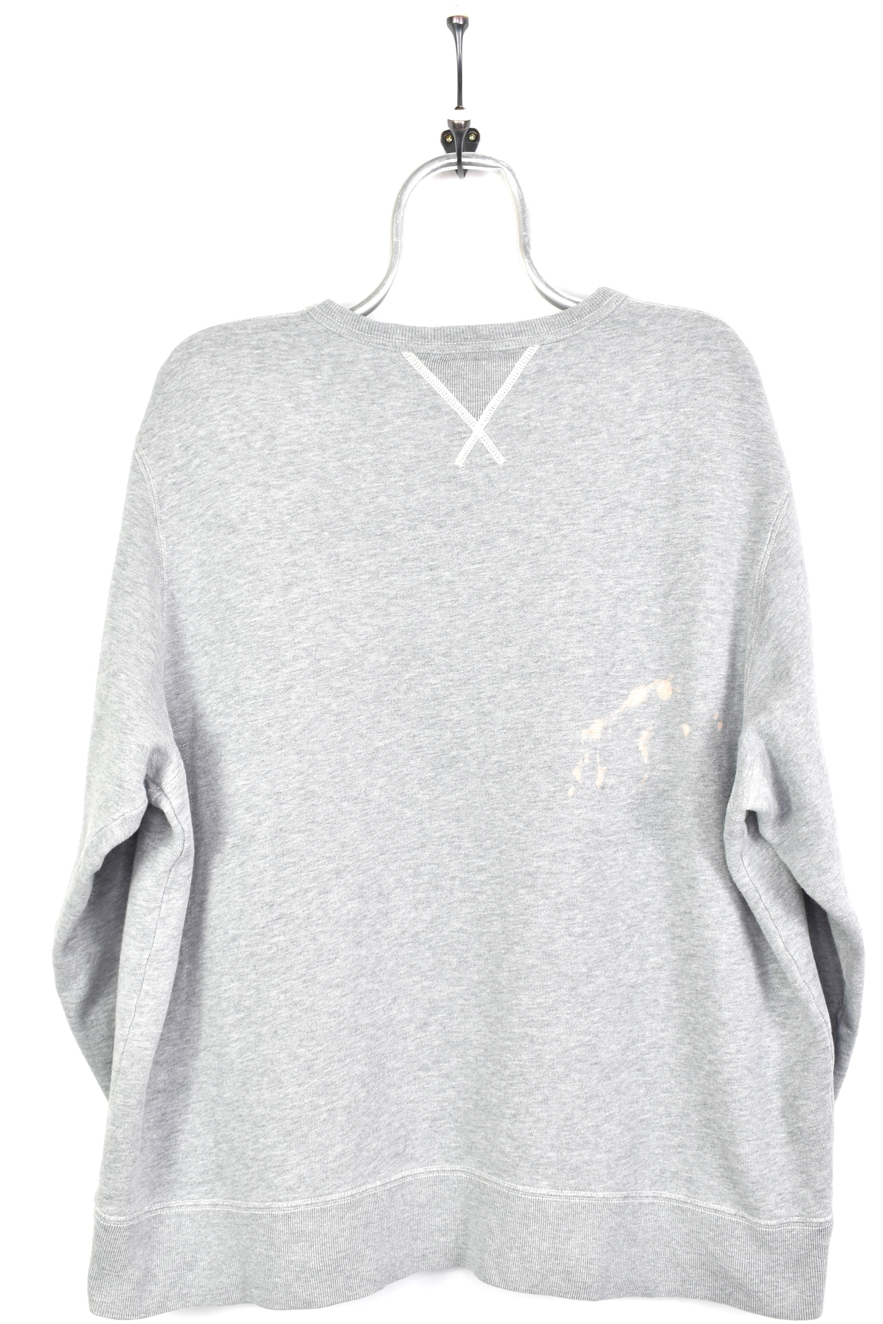 Vintage Ralph Lauren sweatshirt, grey embroidered Polo crewneck - AU XL RALPH LAUREN