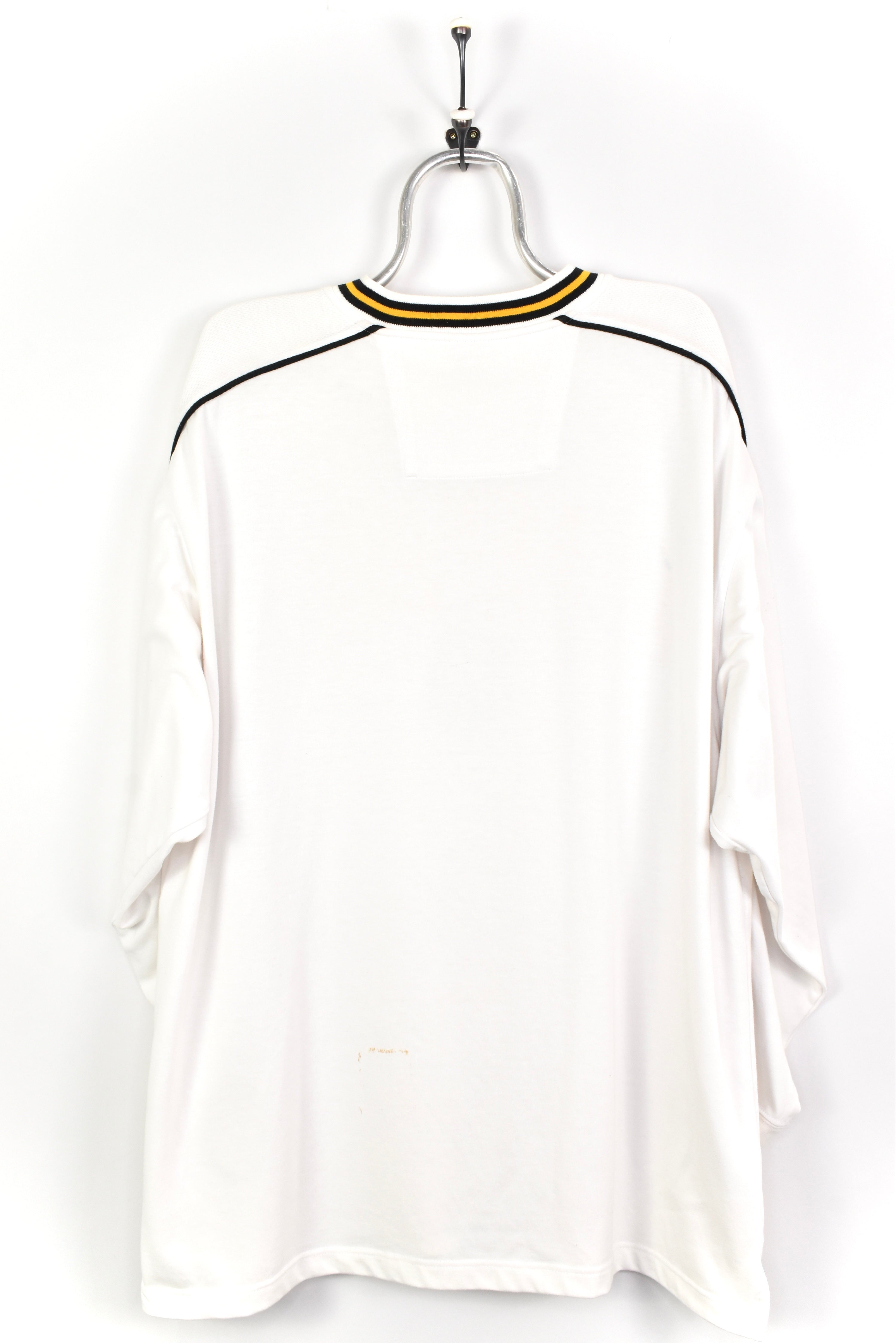 VINTAGE NFL PITTSBURGH STEELERS EMBROIDERED WHITE SWEATSHIRT | XXL PRO SPORT