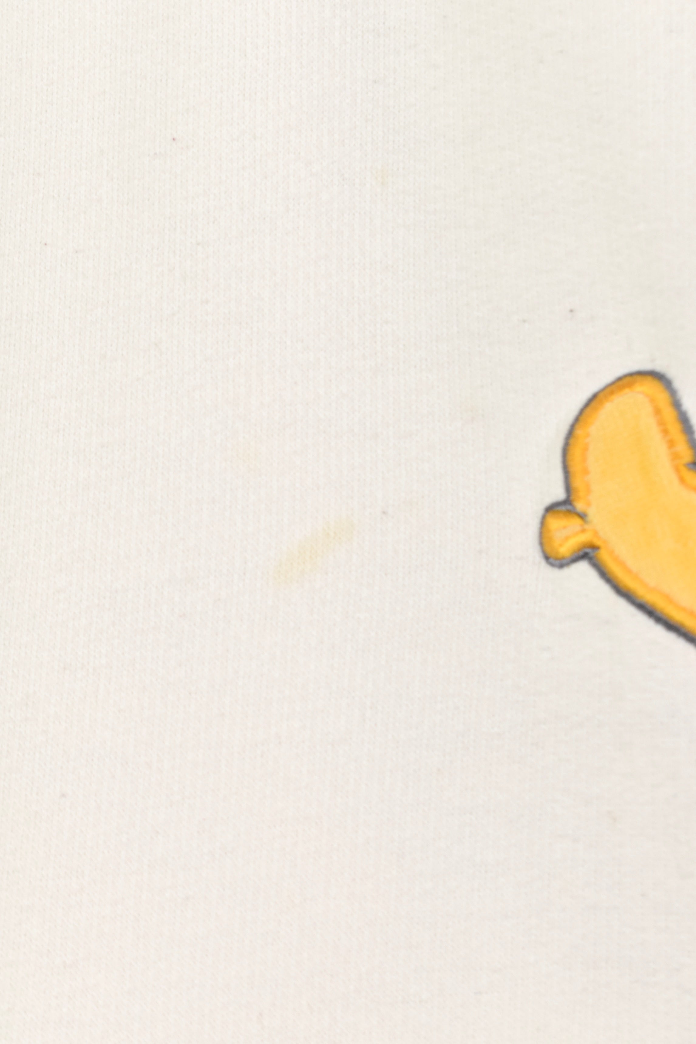 Vintage Women's Disney Pooh embroidered white sweatshirt | Large DISNEY / CARTOON