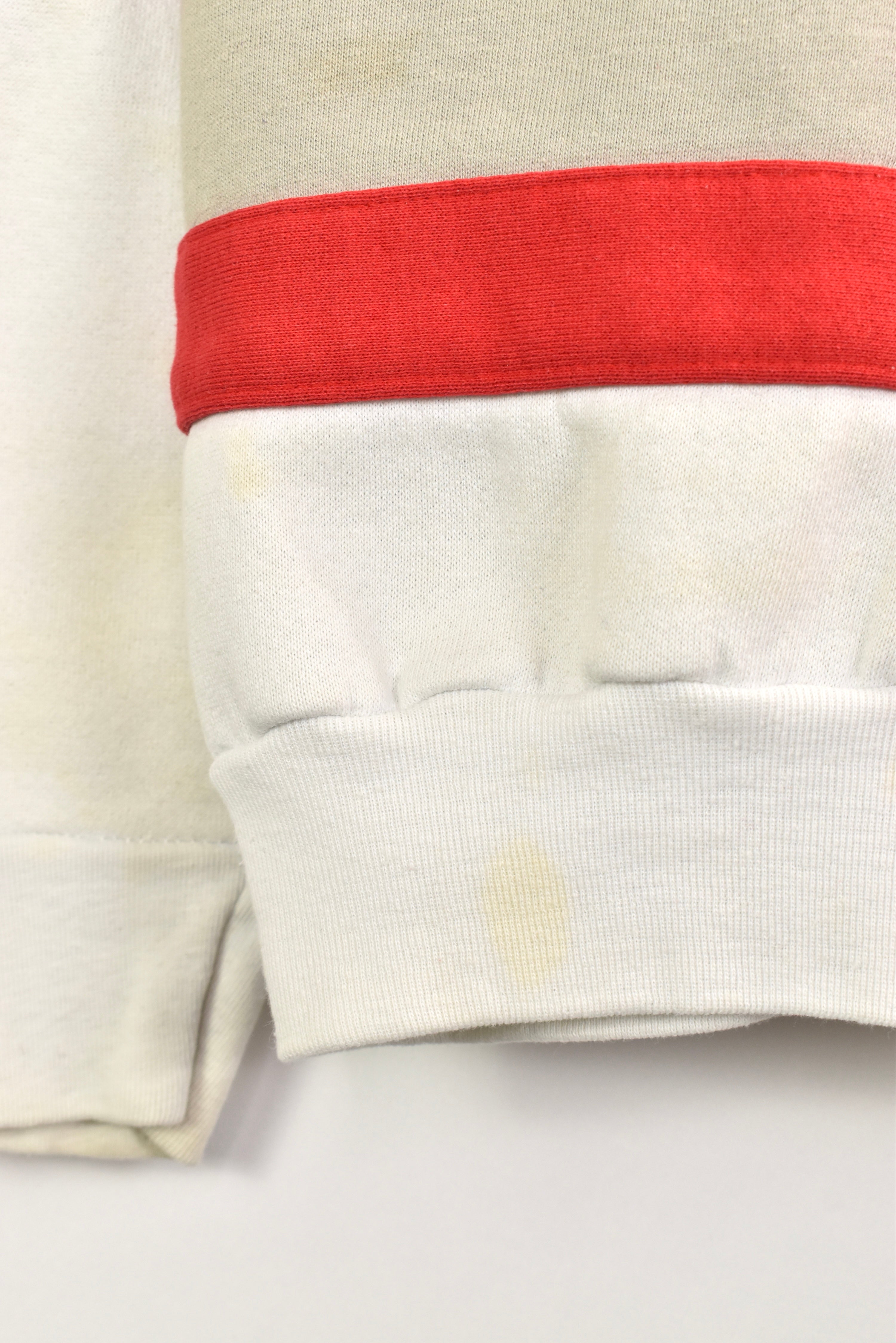Vintage Ohio State University Buckeyes embroidered white sweatshirt | Medium COLLEGE