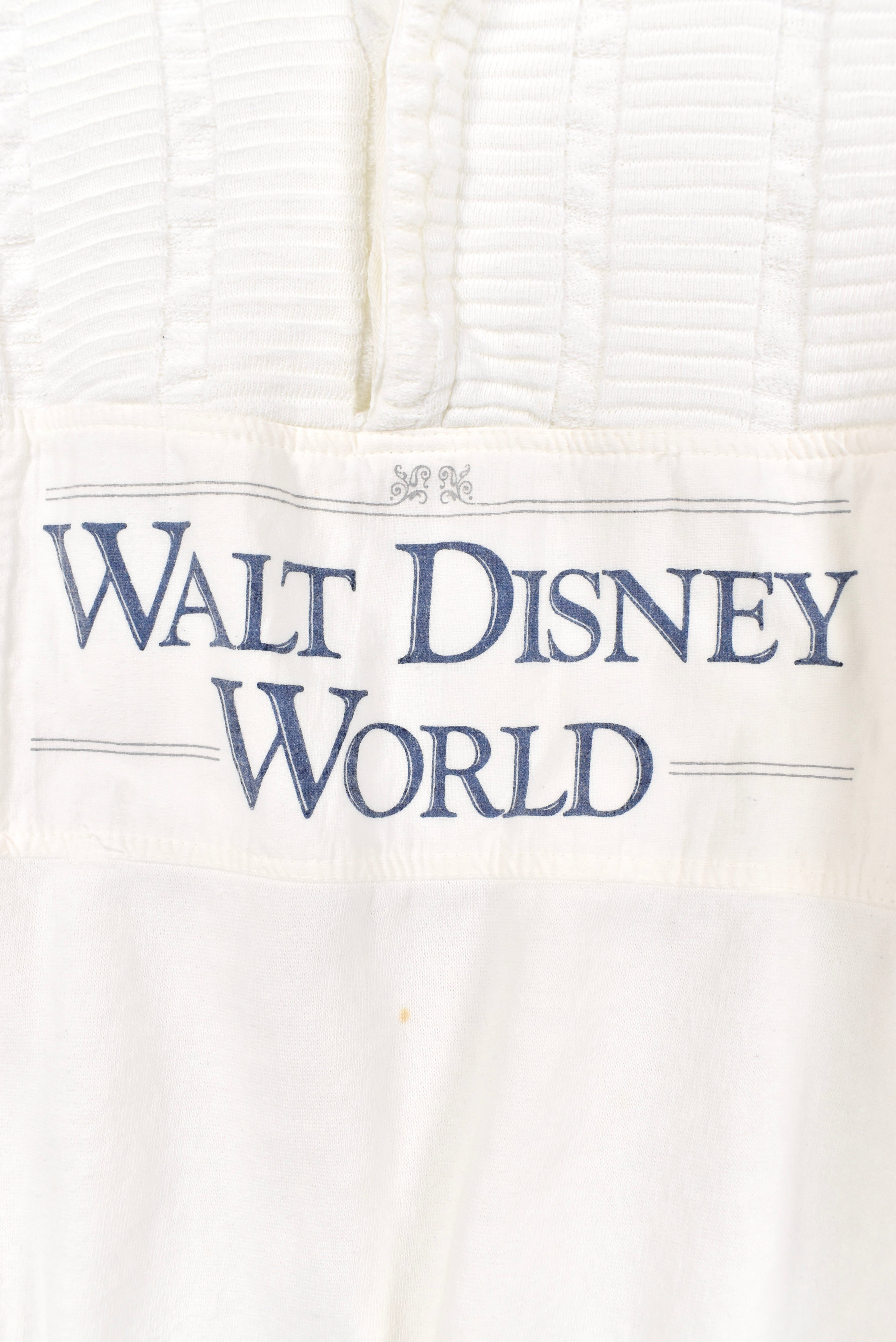 Vintage Disney sweatshirt, white collared jumper - AU M DISNEY / CARTOON