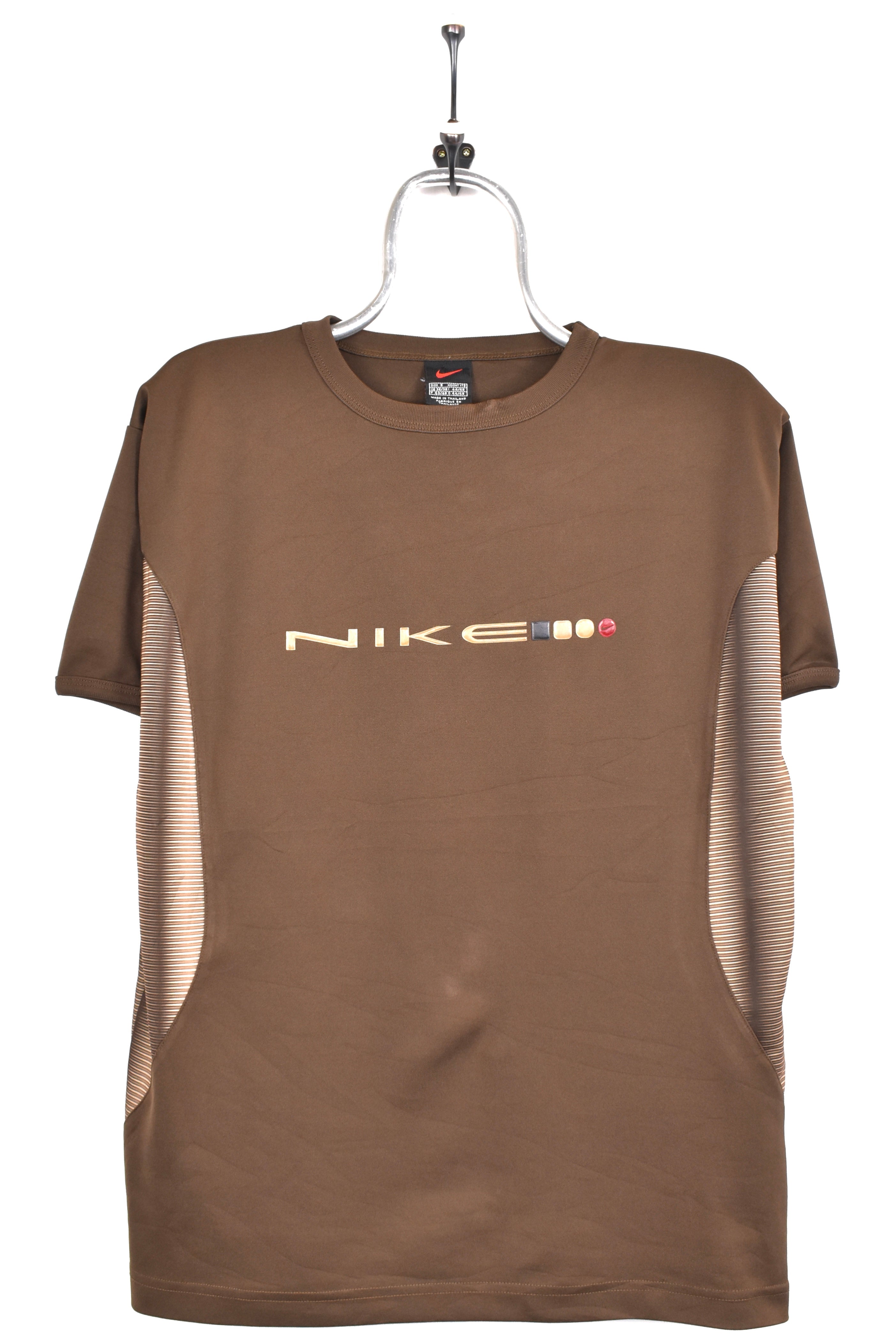 Vintage Nike shirt, athletic brown graphic tee - AU M NIKE