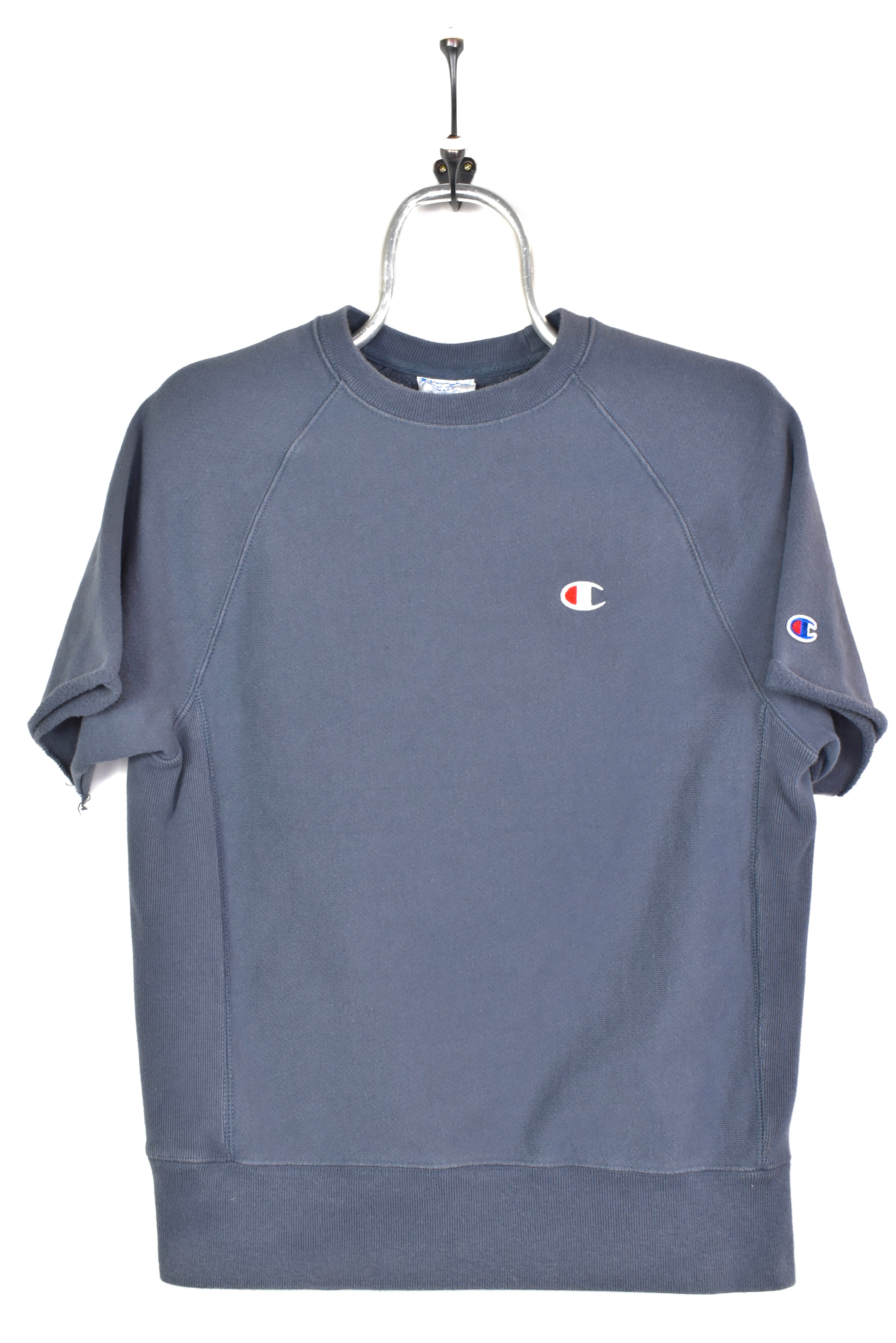 VINTAGE CHAMPION EMBROIDERED GREY SWEATSHIRT | SMALL CHAMPION