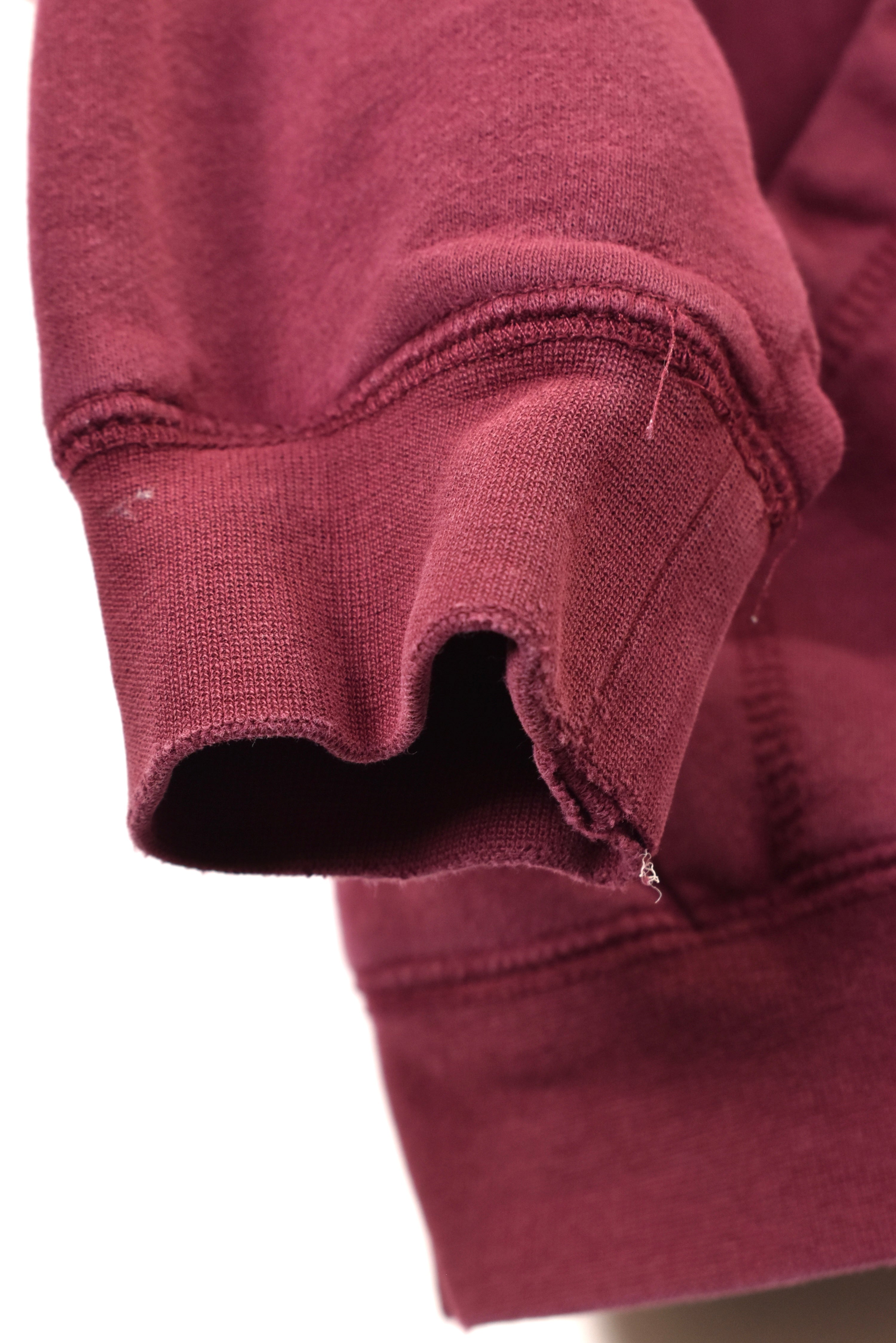 Vintage Arizona State University hoodie, burgundy embroidered sweatshirt - AU S COLLEGE