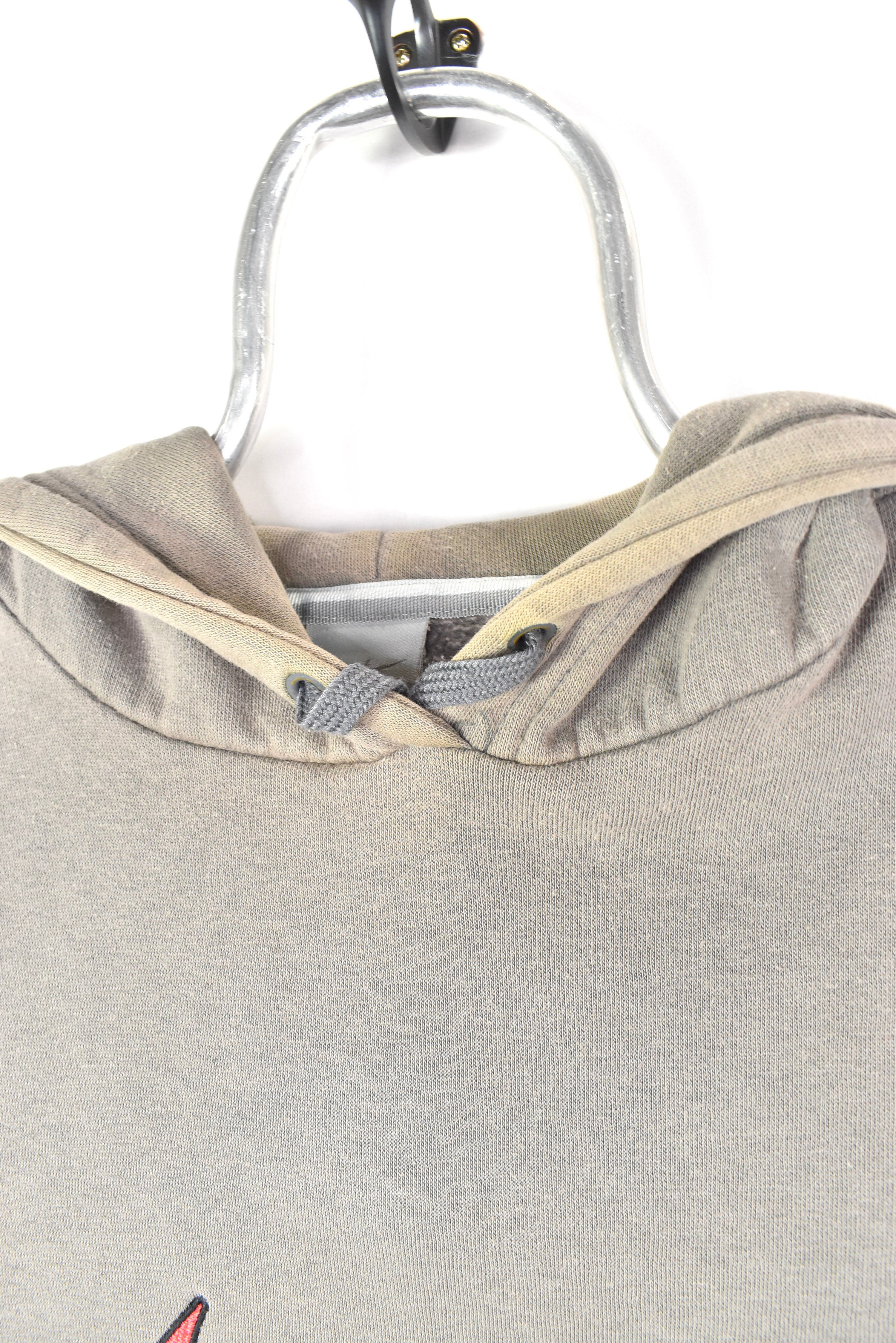 VINTAGE NIKE EMBROIDERED BROWN HOODIE | MEDIUM NIKE