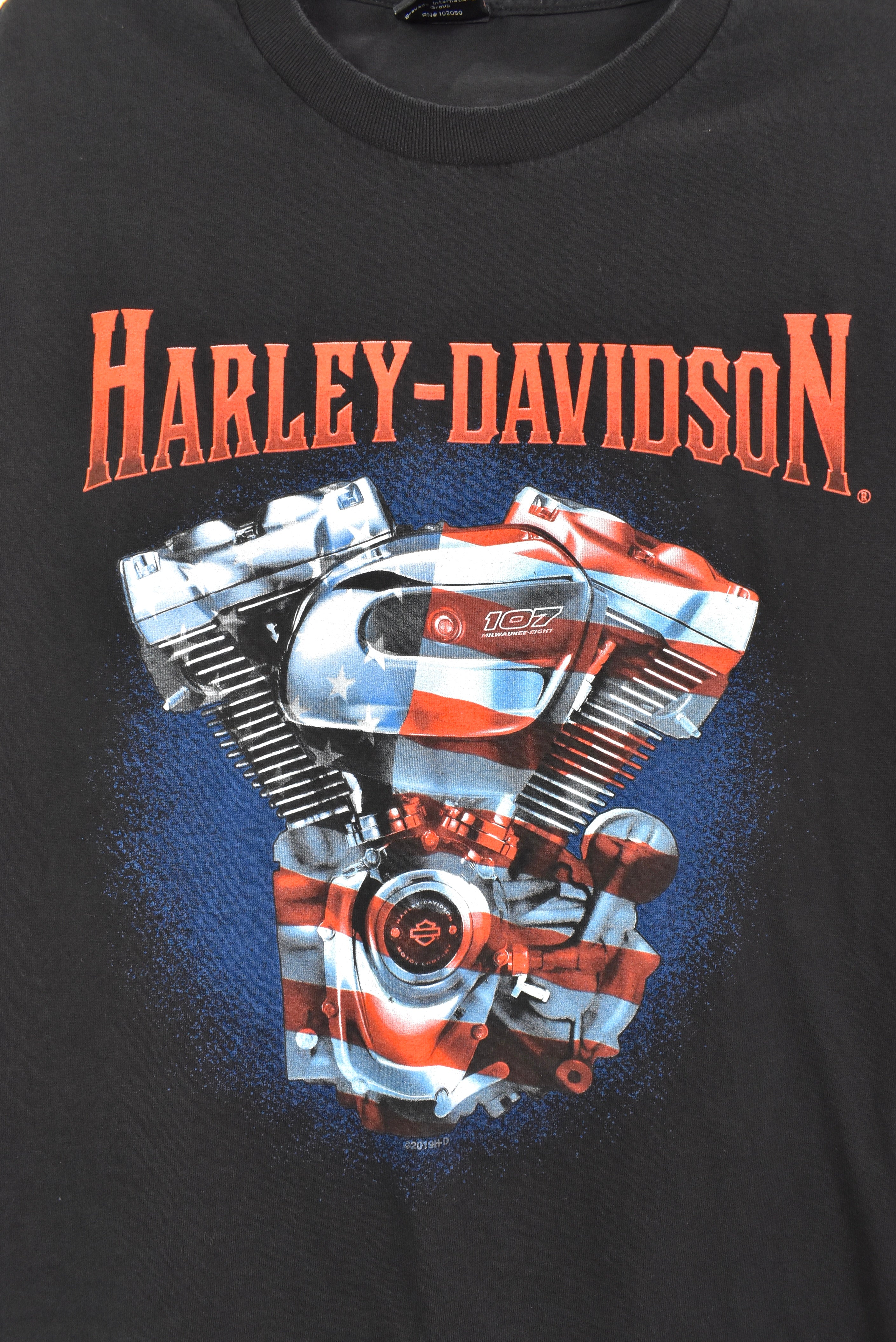 Modern Harley Davidson shirt, motorcycle biker tee - XXXL, black HARLEY DAVIDSON