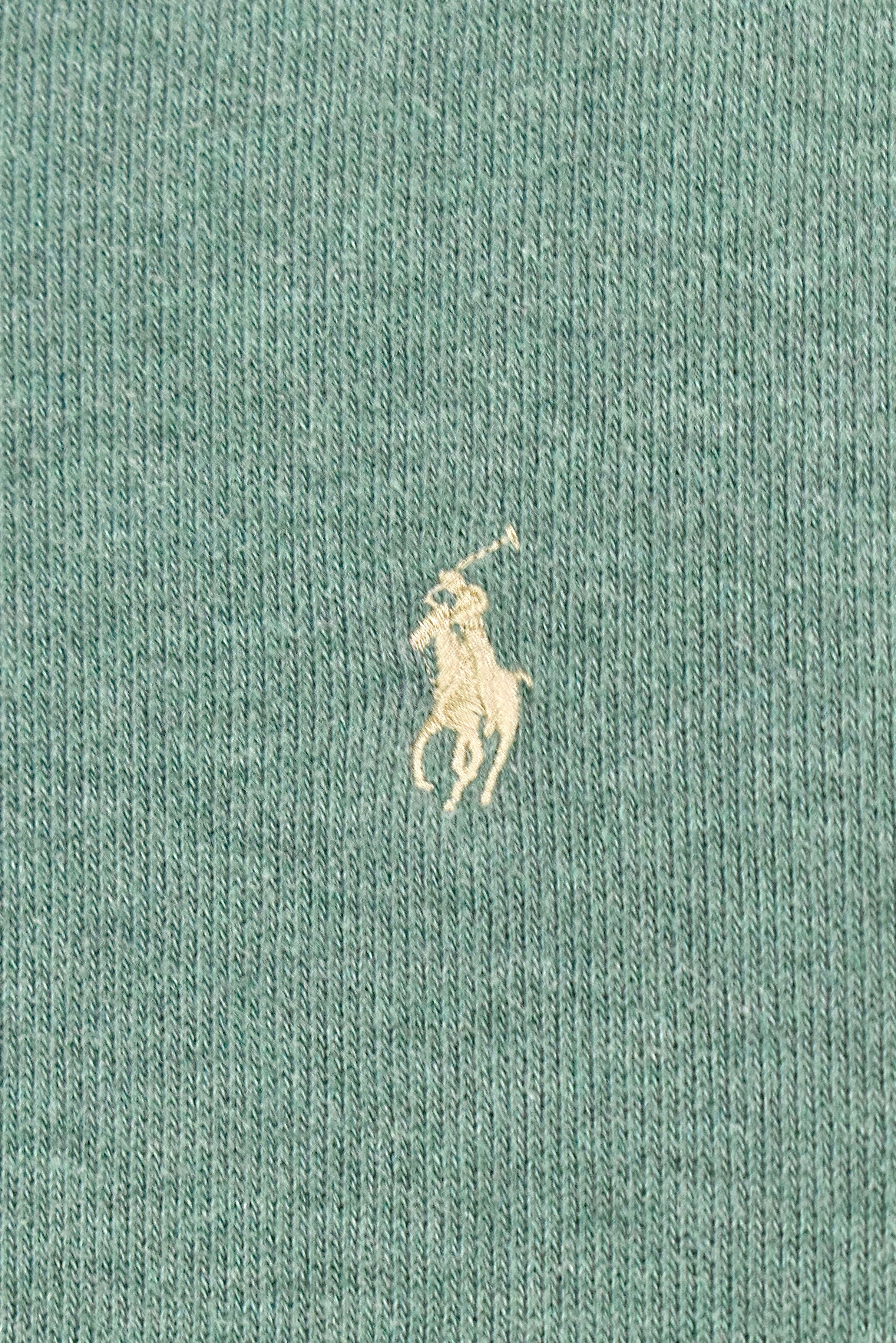 Vintage Ralph Lauren embroidered 1/4 zip green sweatshirt | XL RALPH LAUREN