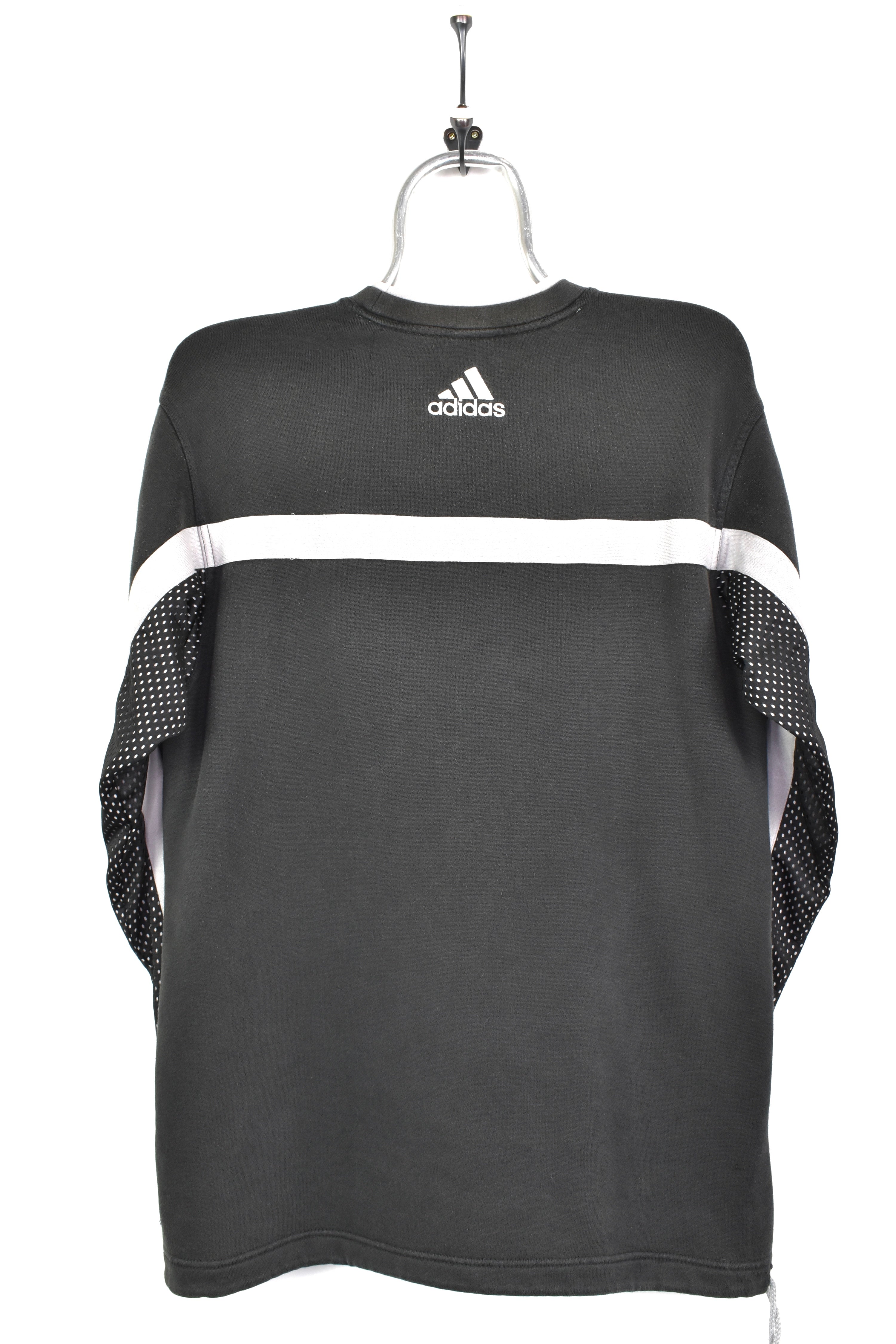 VINTAGE ADIDAS BLACK SWEATSHIRT | MEDIUM ADIDAS