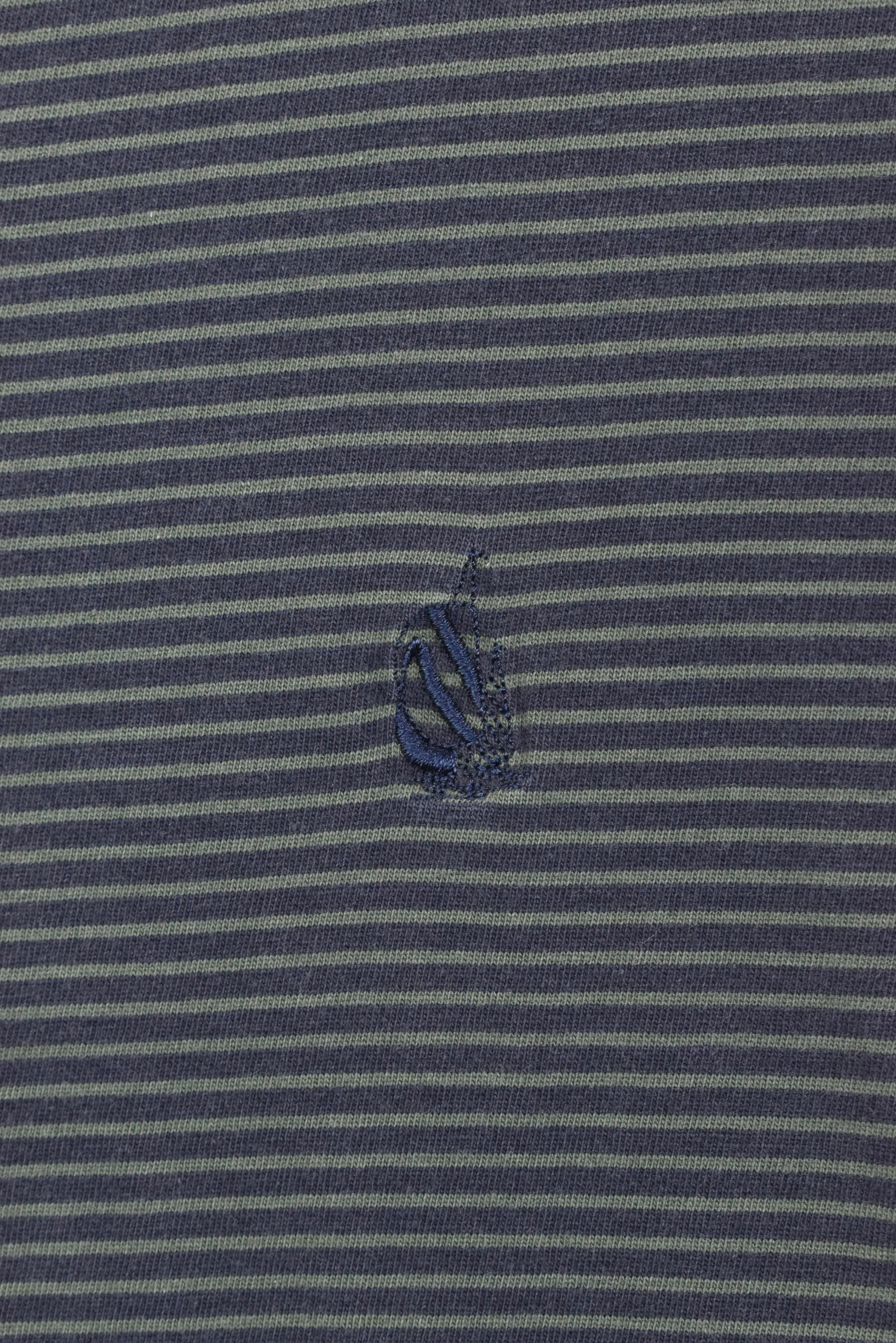 Vintage Nautica embroidered striped t-shirt | XL NAUTICA