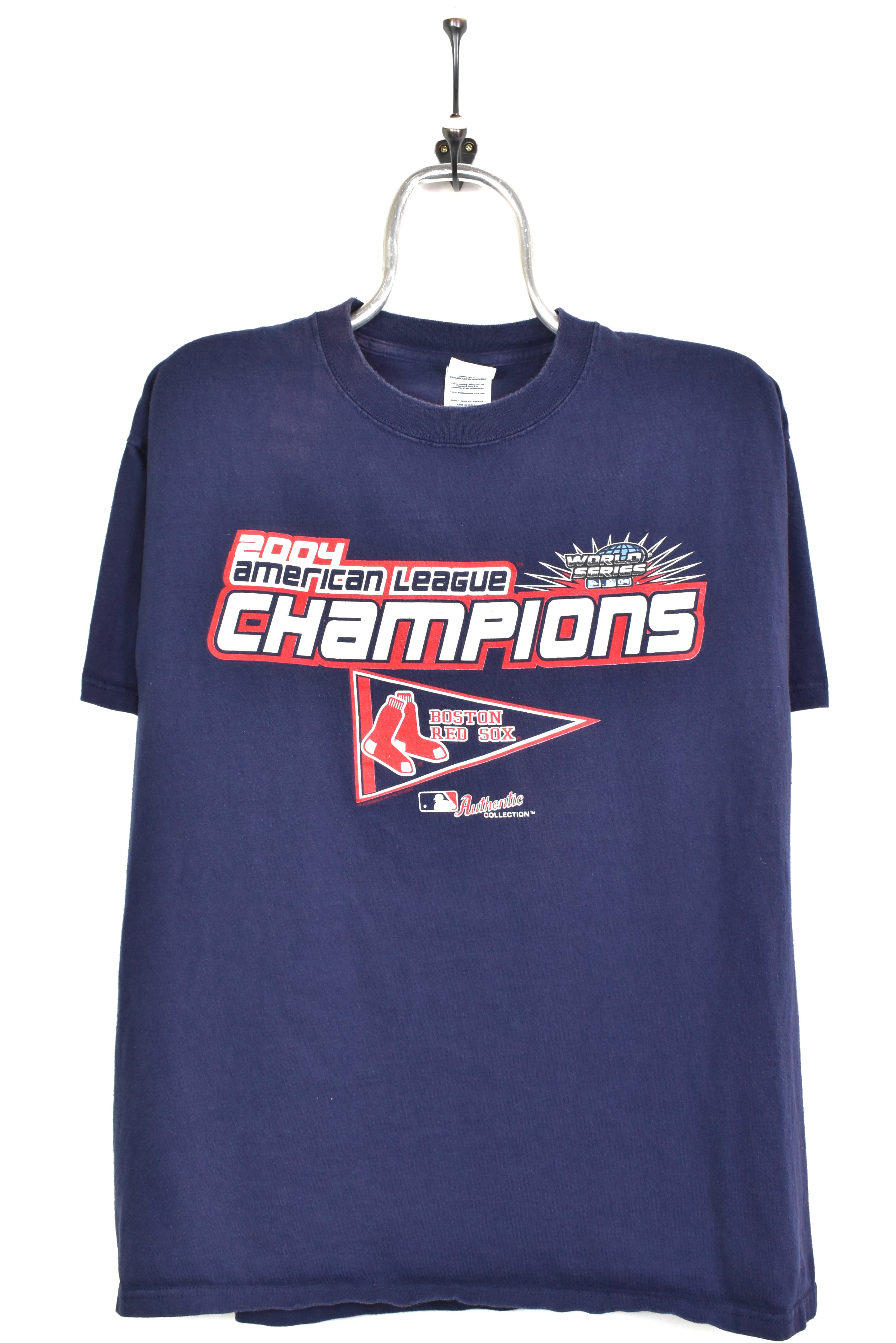 Vintage Boston Red Sox shirt, MLB World Series graphic tee - large, navy blue PRO SPORT