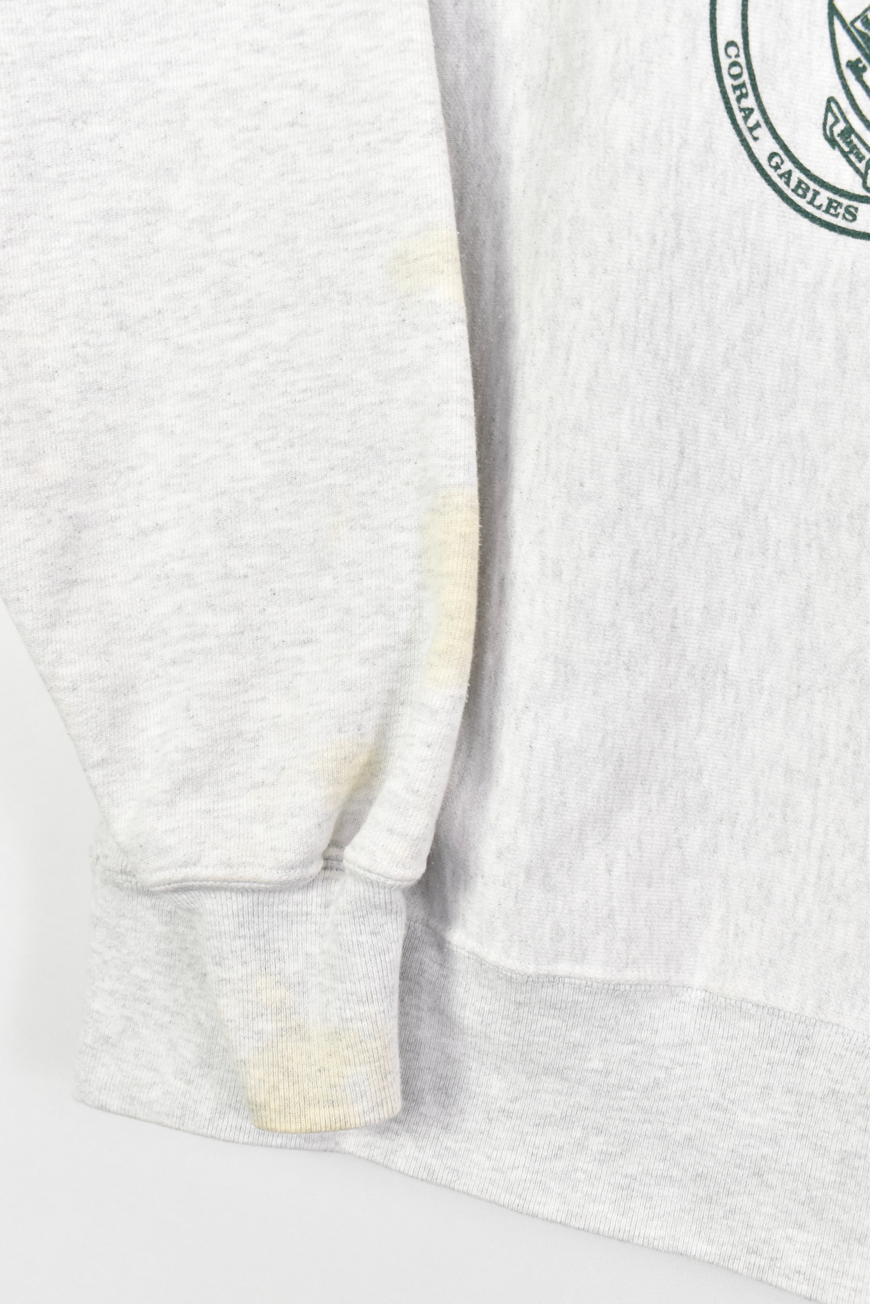 Vintage miami university grey sweatshirt | medium COLLEGE