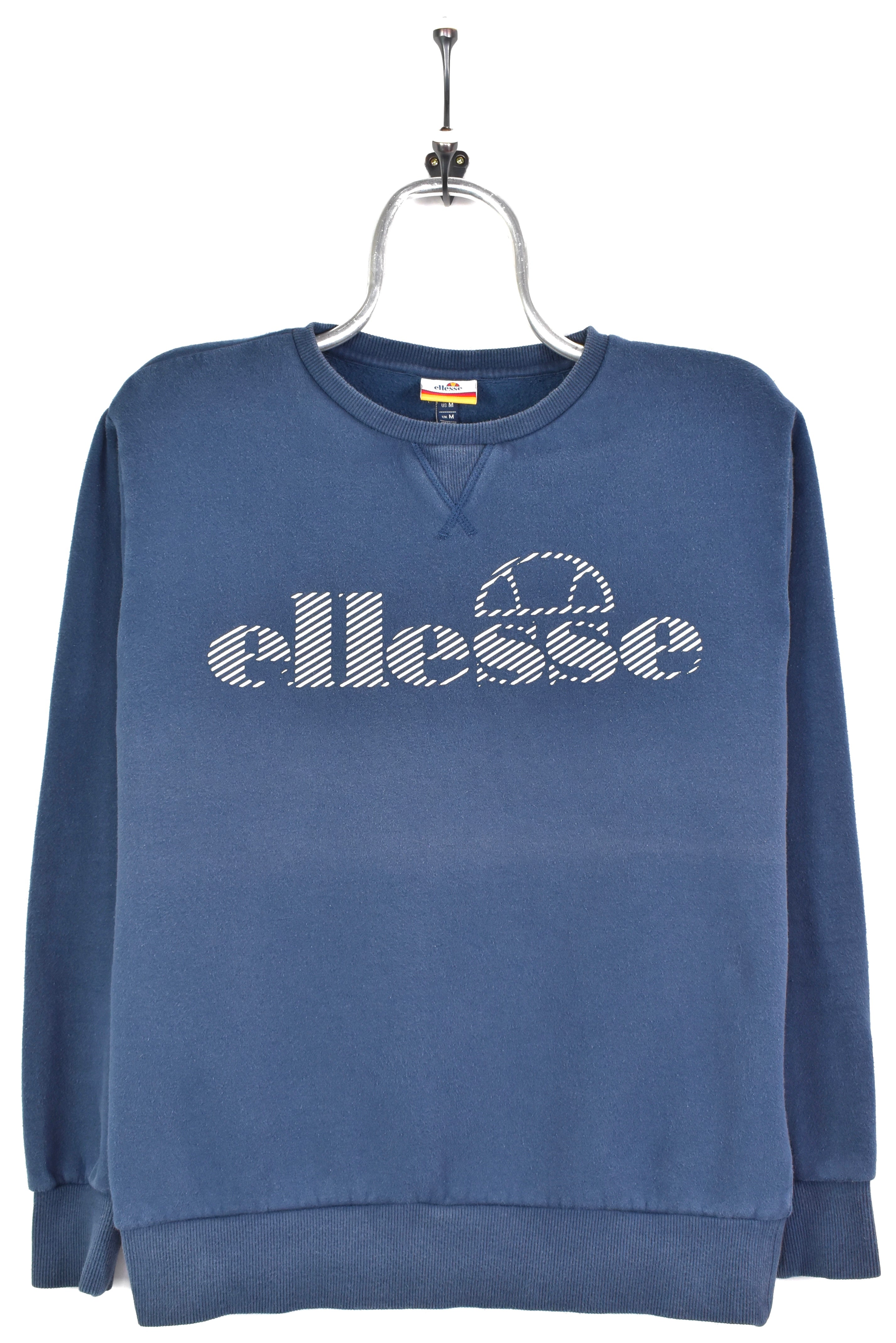 VINTAGE WOMEN'S ELLESSE NAVY SWEATSHIRT | MEDIUM ELLESSE