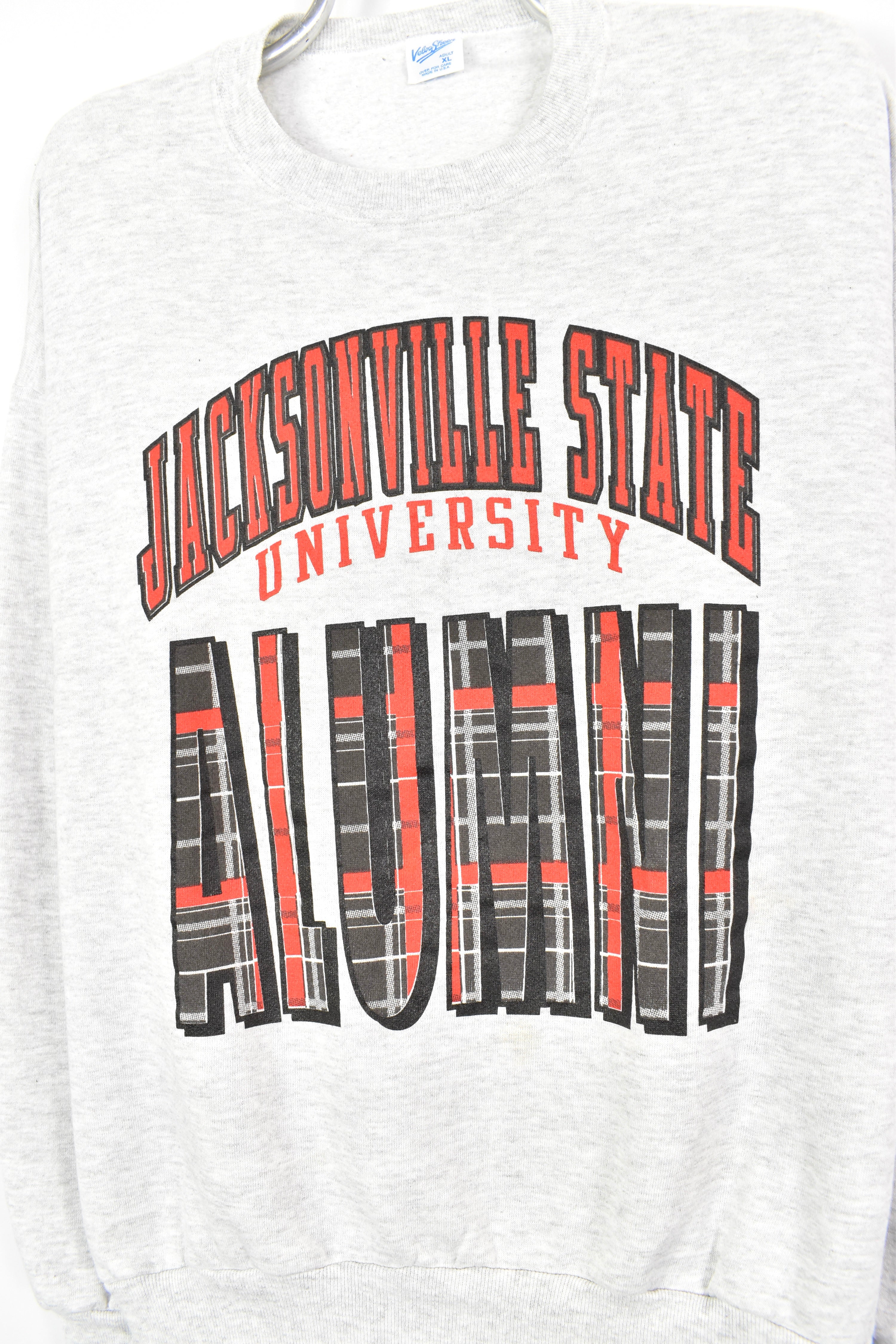 VINTAGE JACKSONVILLE STATE UNIVERSITY GREY SWEATSHIRT | XL COLLEGE