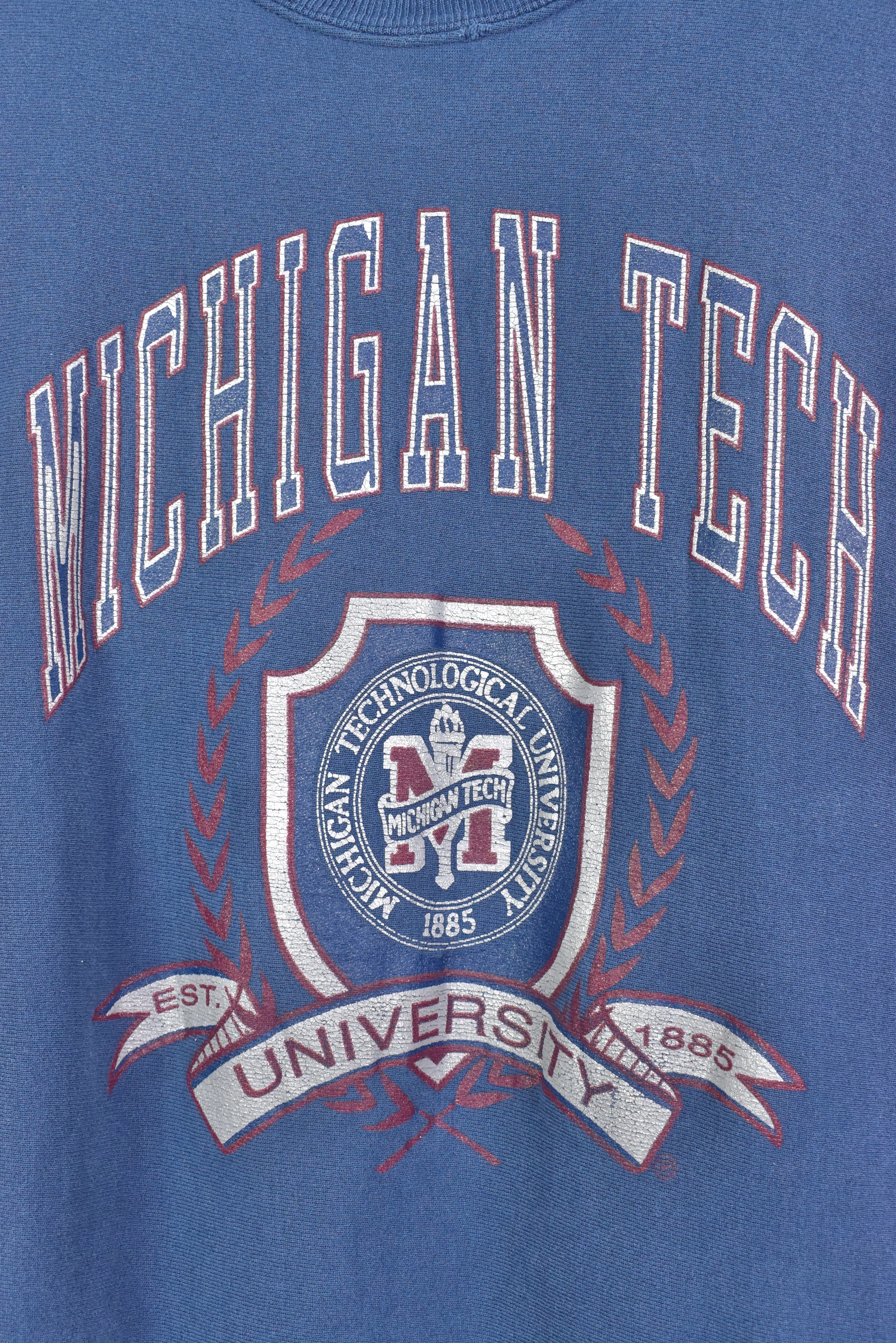 Vintage Michigan Tech University navy sweatshirt | XL COLLEGE