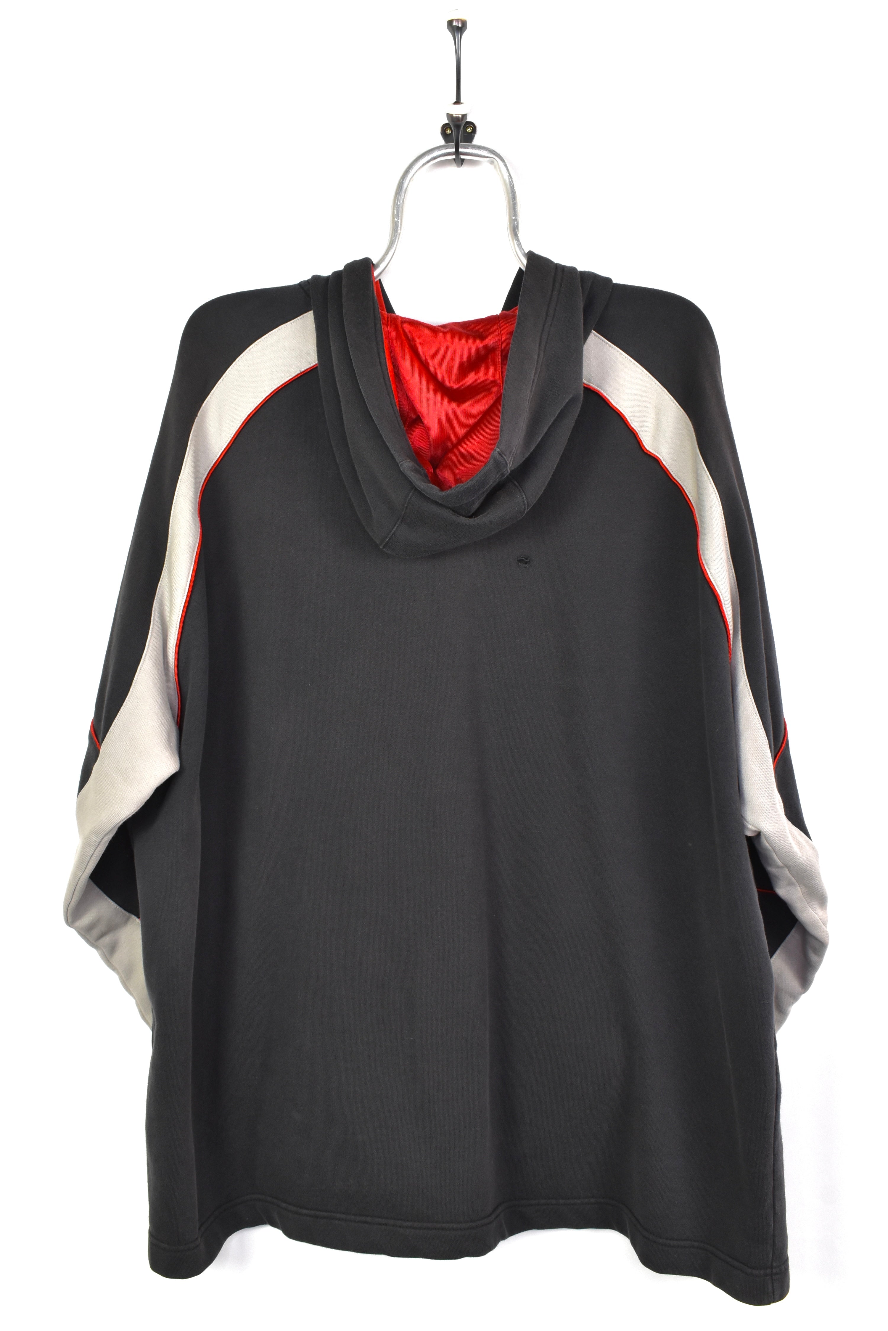 VINTAGE NIKE EMBROIDERED BLACK HOODIE | XXL NIKE