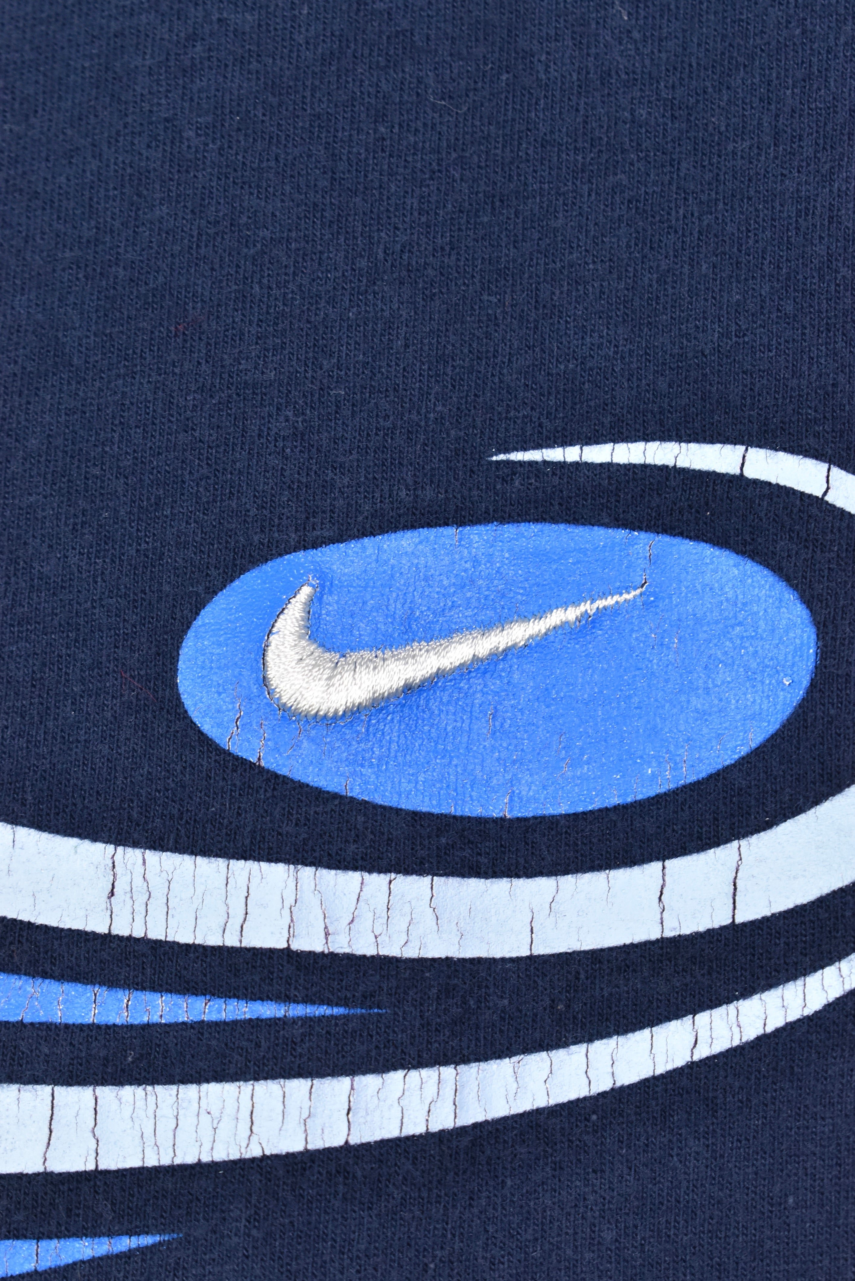 Vintage Nike embroidered navy t-shirt | XL NIKE