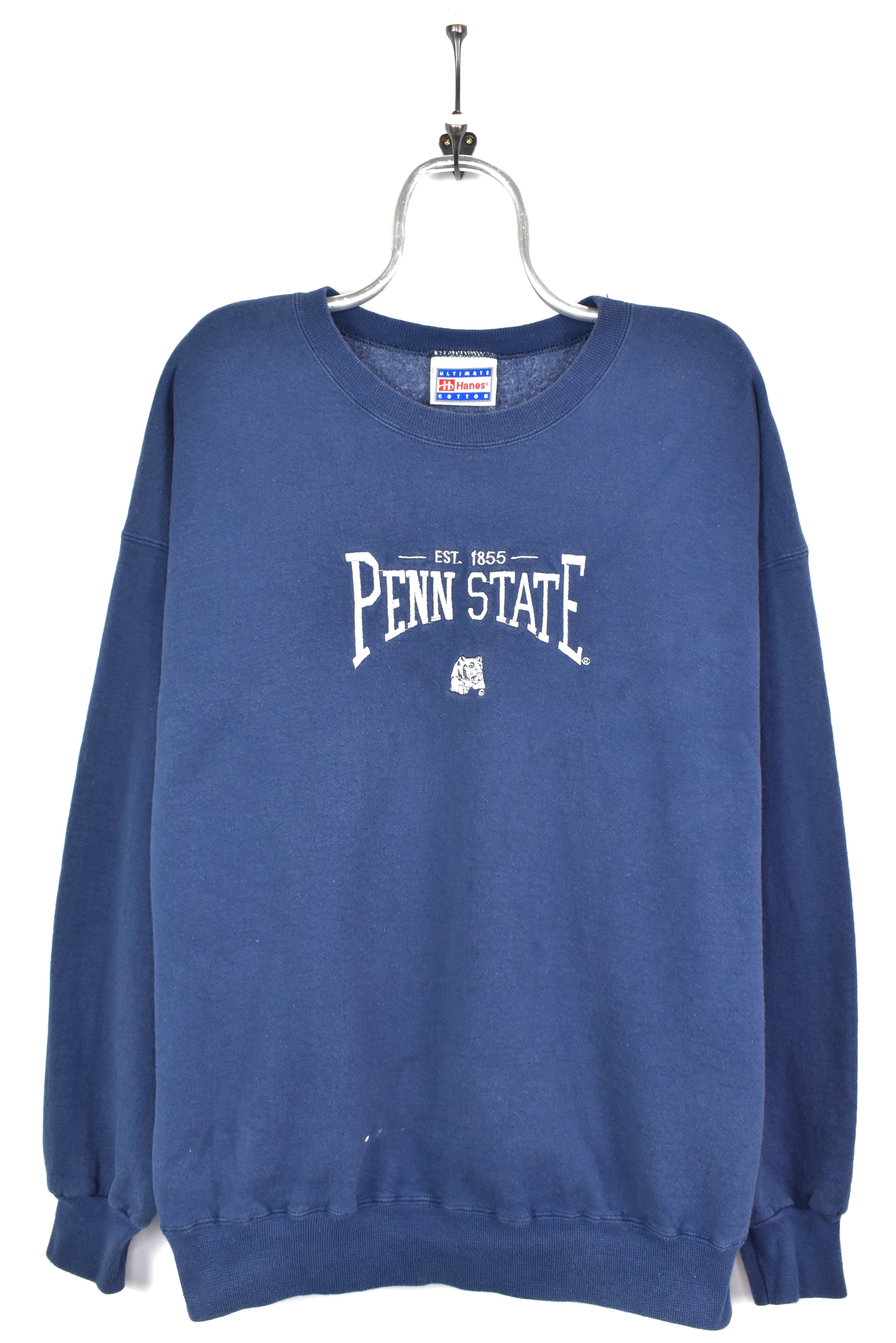 VINTAGE PENN STATE UNIVERSITY EMBROIDERED NAVY SWEATSHIRT | XL COLLEGE