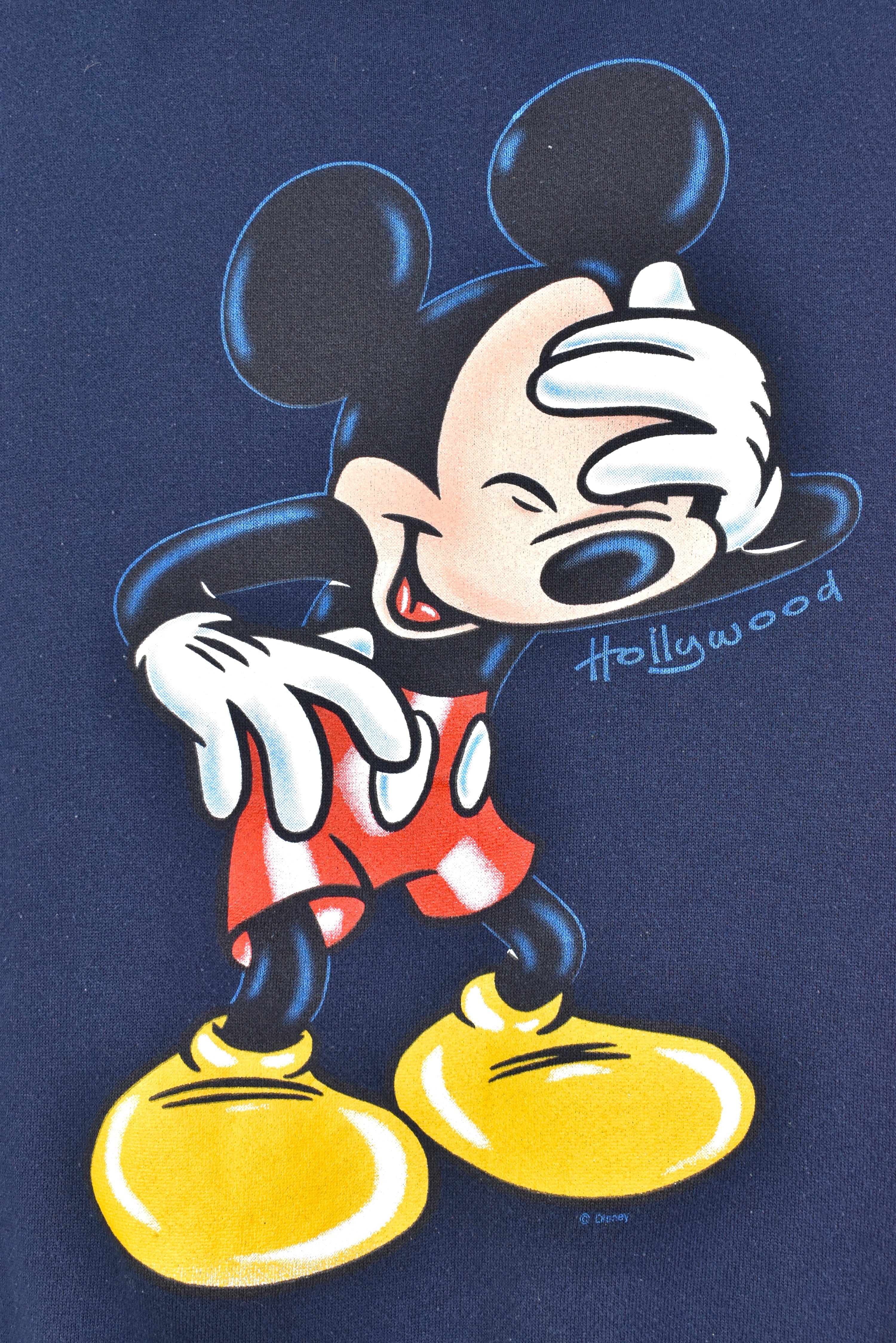 Vintage Mickey Mouse sweatshirt, navy blue Disney crewneck - AU Medium DISNEY / CARTOON