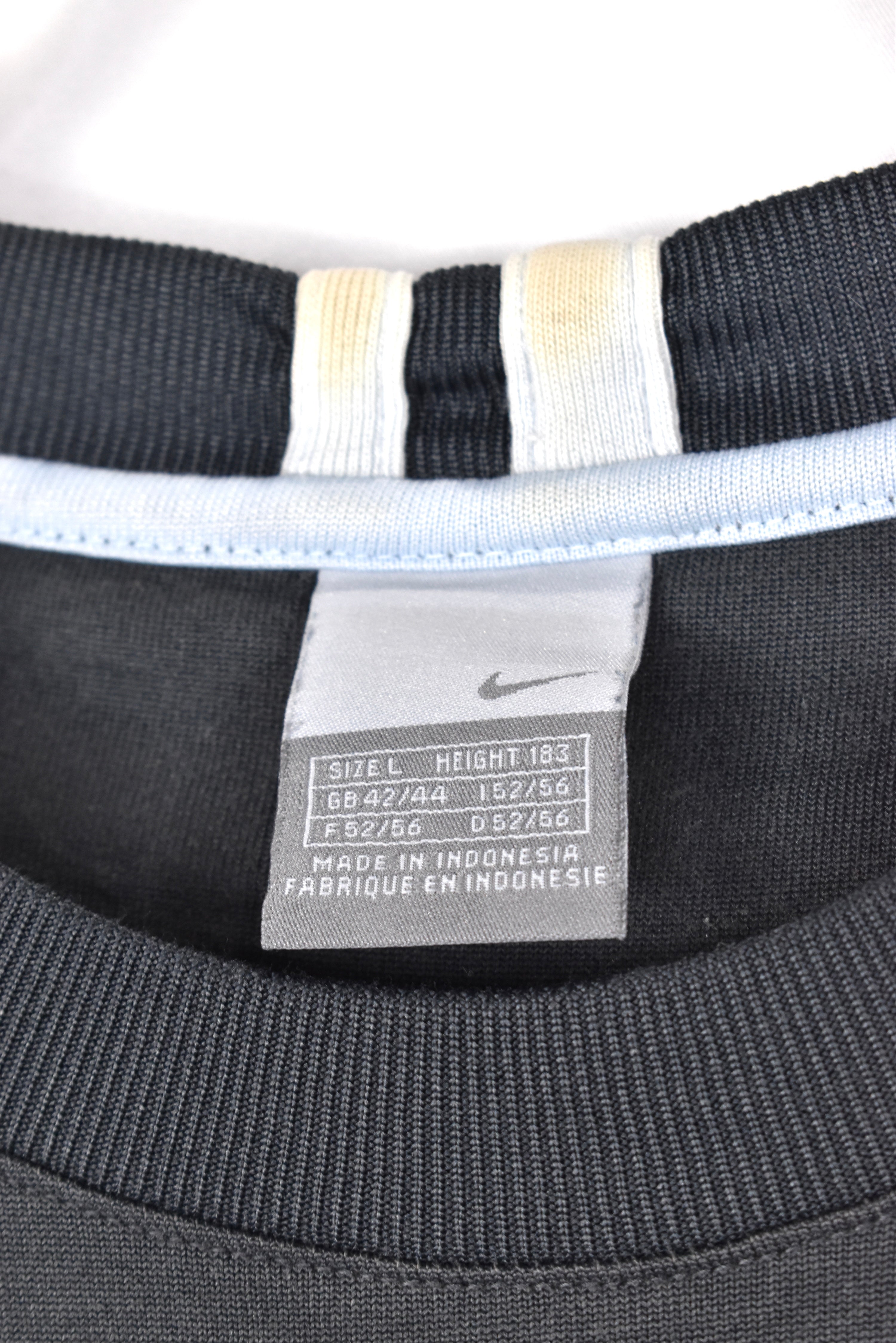 Vintage Nike shirt, grey athletic embroidered tee - AU L NIKE