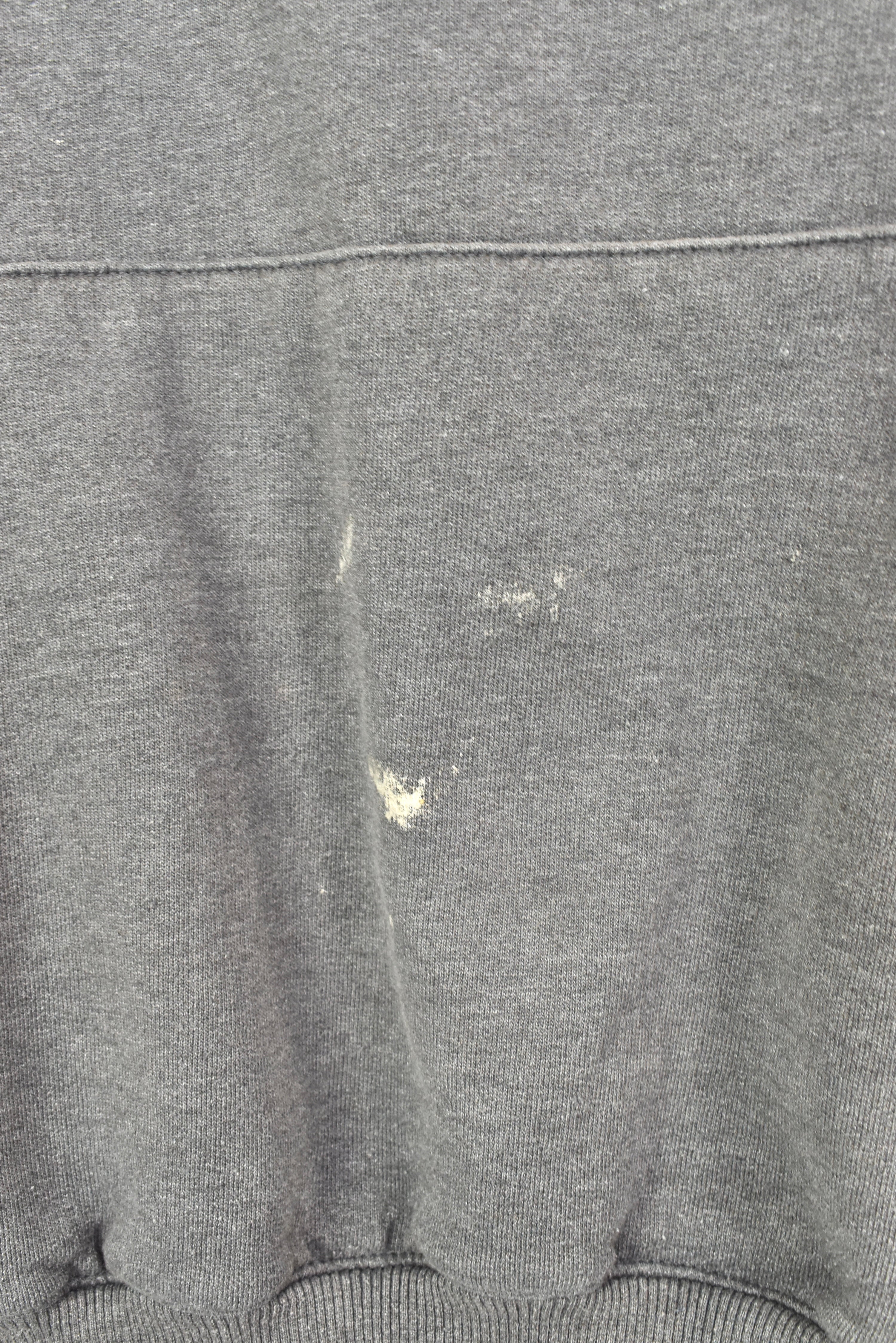 VINTAGE CHAMPION EMBROIDERED GREY HOODIE | MEDIUM CHAMPION