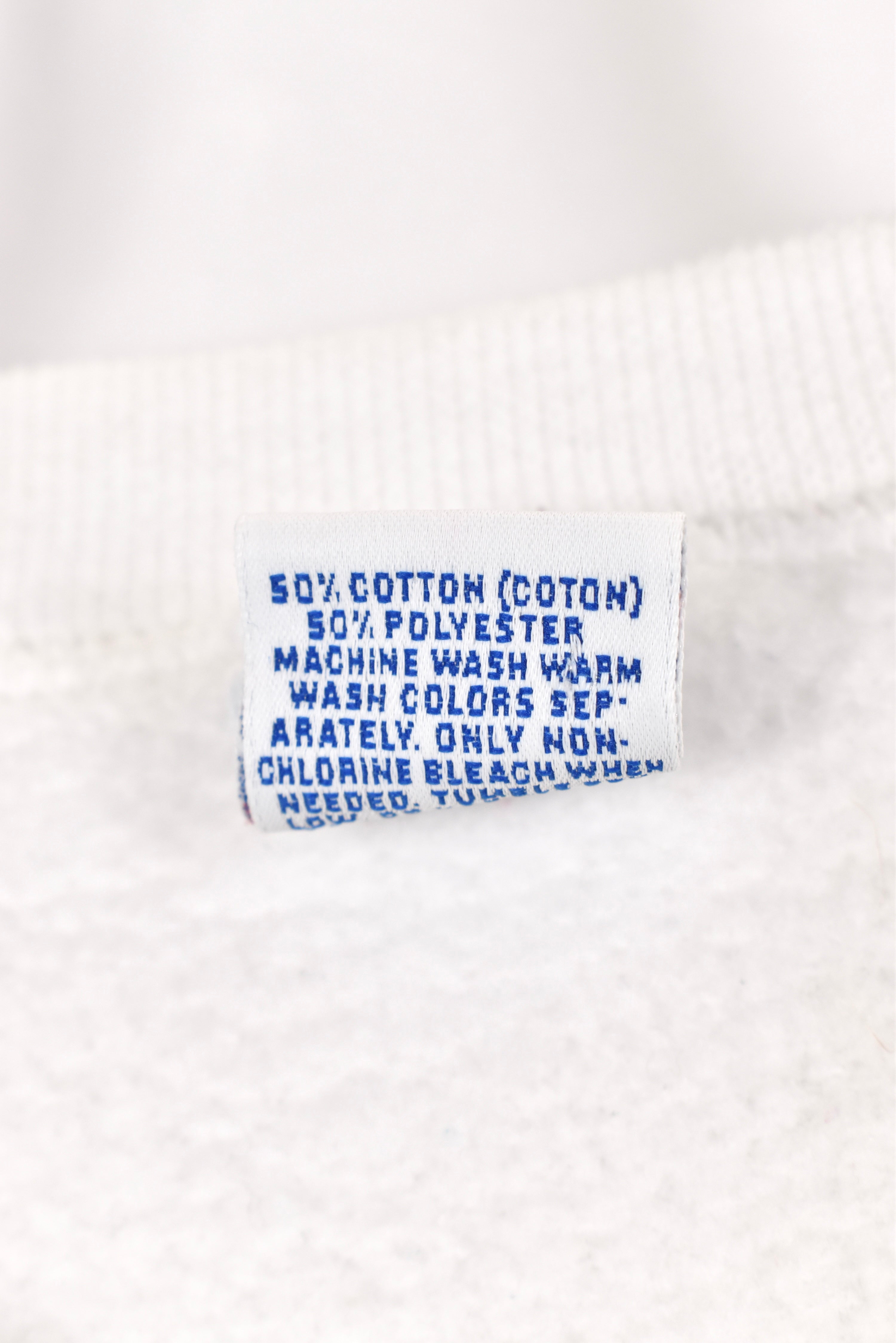 Vintage Florida State University sweatshirt, white graphic crewneck - AU M COLLEGE