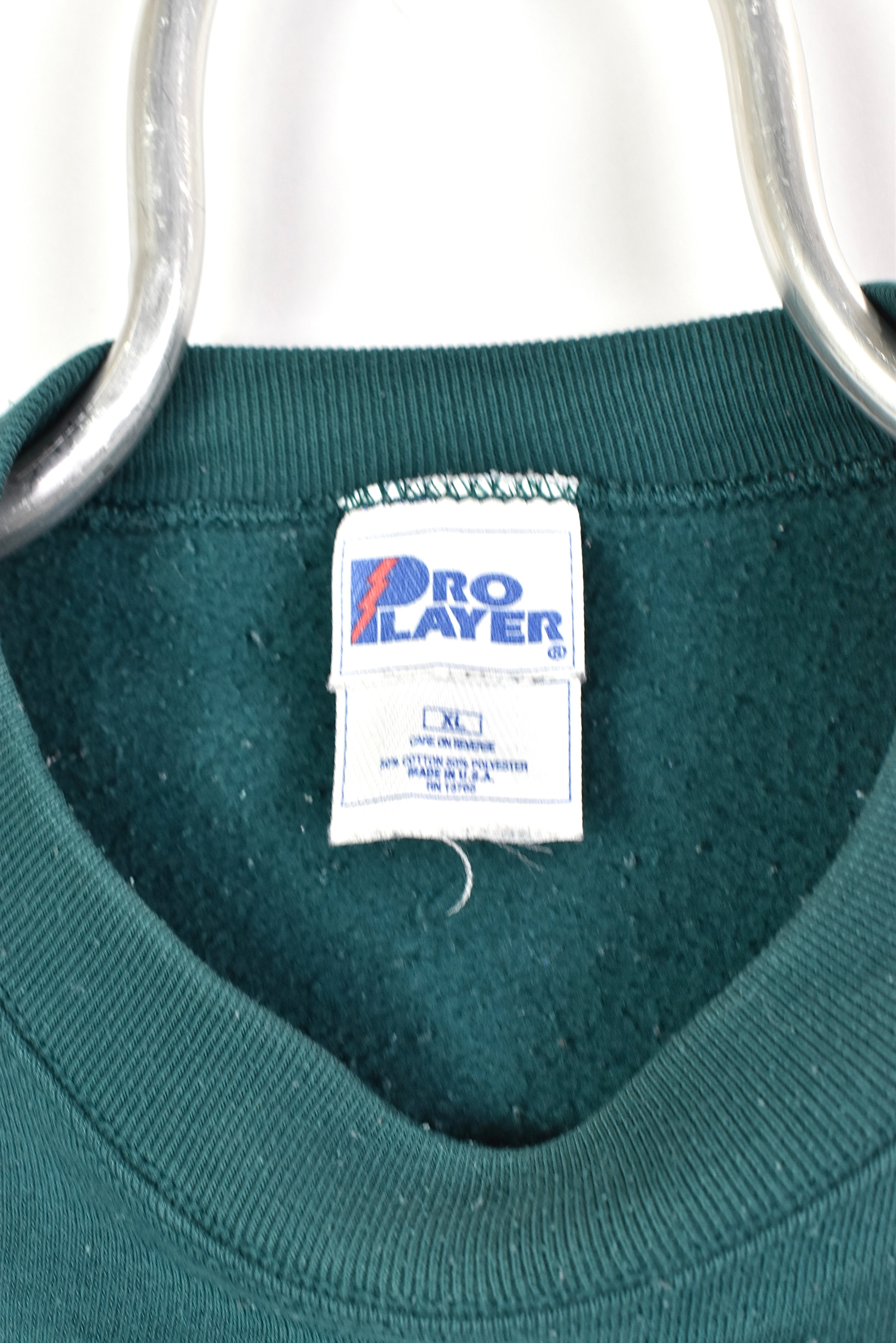 Vintage Philadelphia Eagles sweatshirt, NFL graphic crewneck - XL, green PRO SPORT